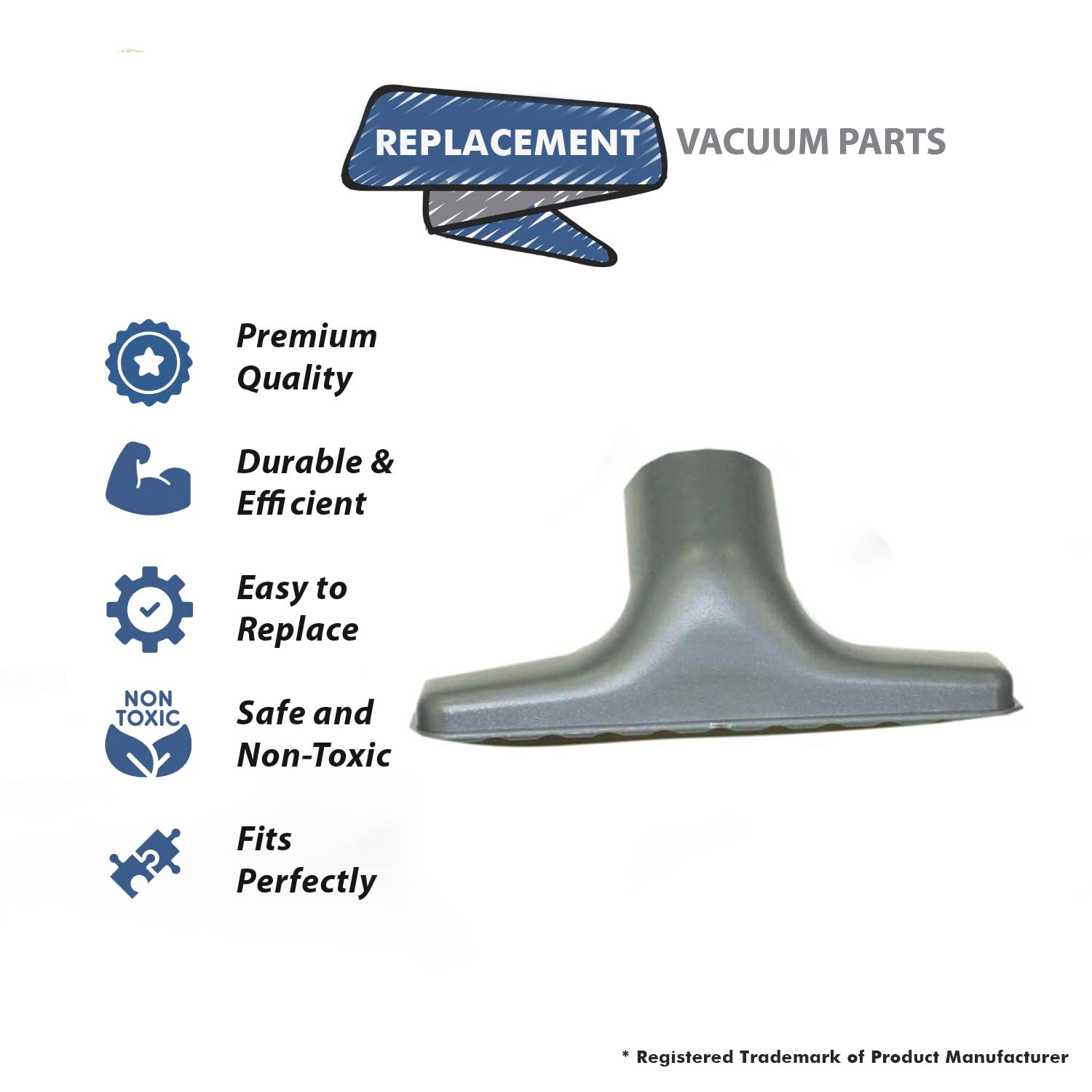 Topvacuumparts Replacement part for Bernina 6600, 6400 Vacuum Cleaner Furniture tool # Compare to part 01-1700-07