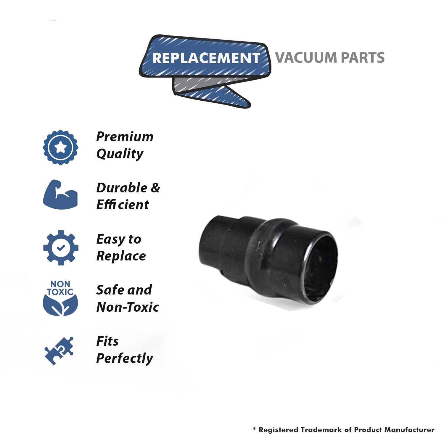 Topvacuumparts Replacement Part For evolution-bernina 6200 Vacuum Cleaner Brushroll Pulley Assembly # Compare to part 01-3635-06