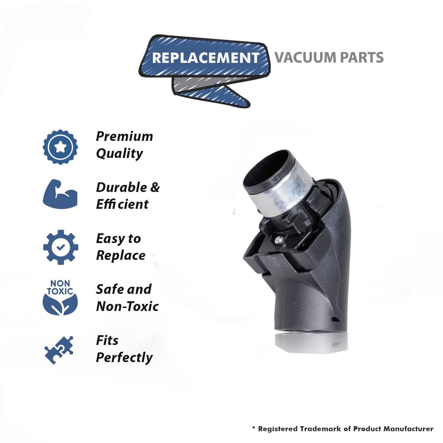 Topvacuumparts Replacement Part For Miele S300, S400 Vacuum Cleaner 1 1/4