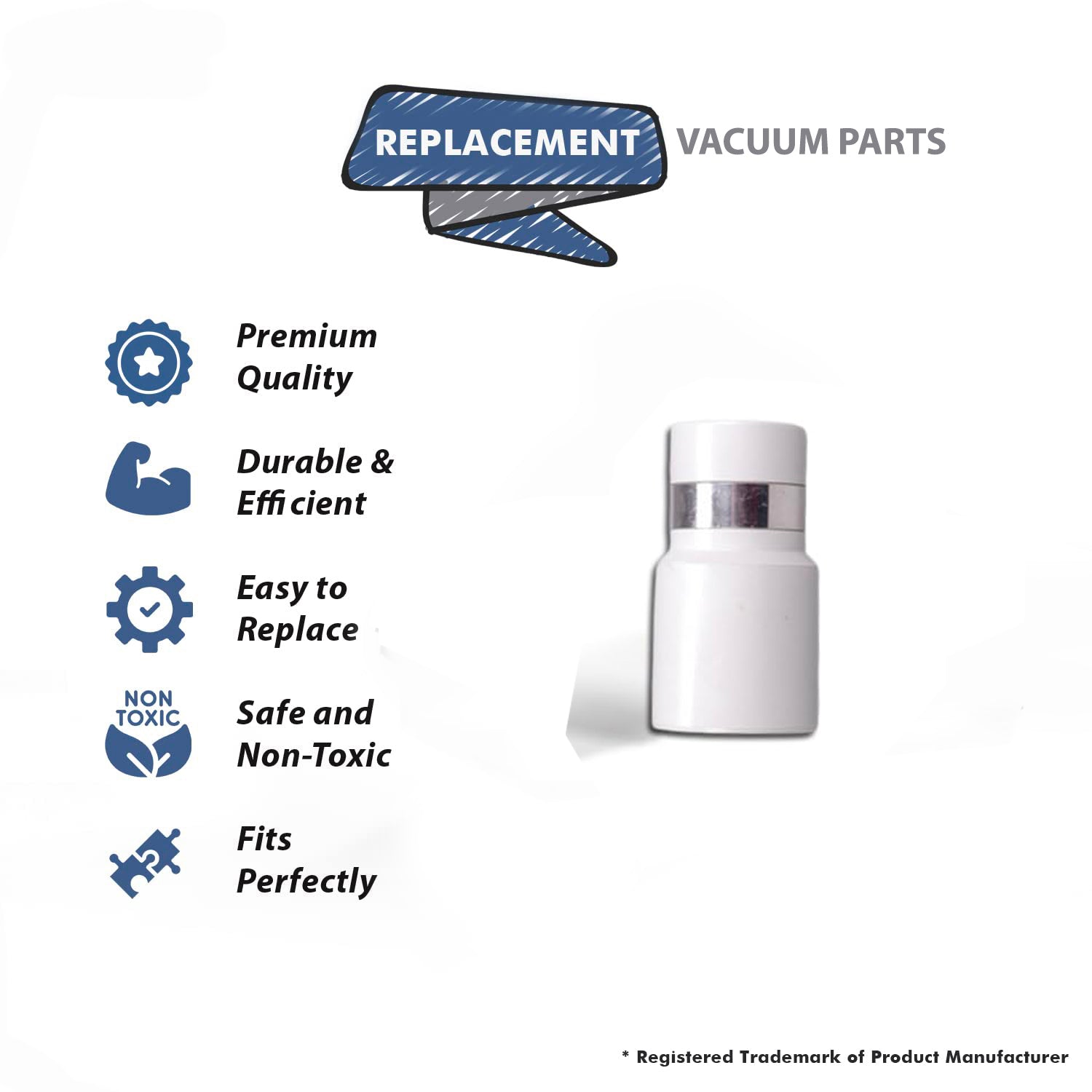Topvacuumparts Replacement Part For Fit All Central Vacuum Cleaner Metal Contact-C.V. 1 1/4