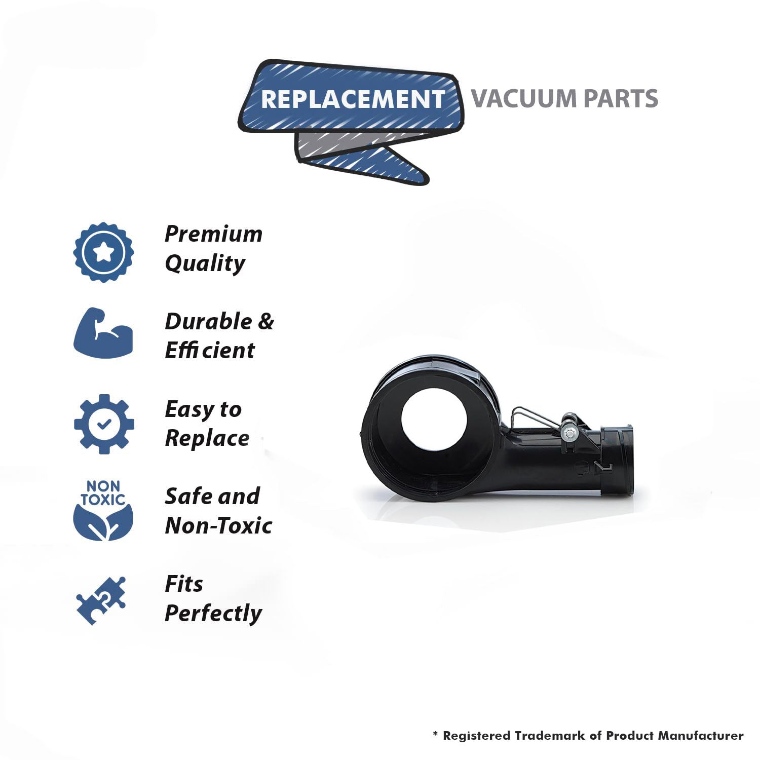 Topvacuumparts Replacement Part For Oreck Xl2000, 2000, XL2610HH Series Fan Housing # compare to part 09-75343-03N