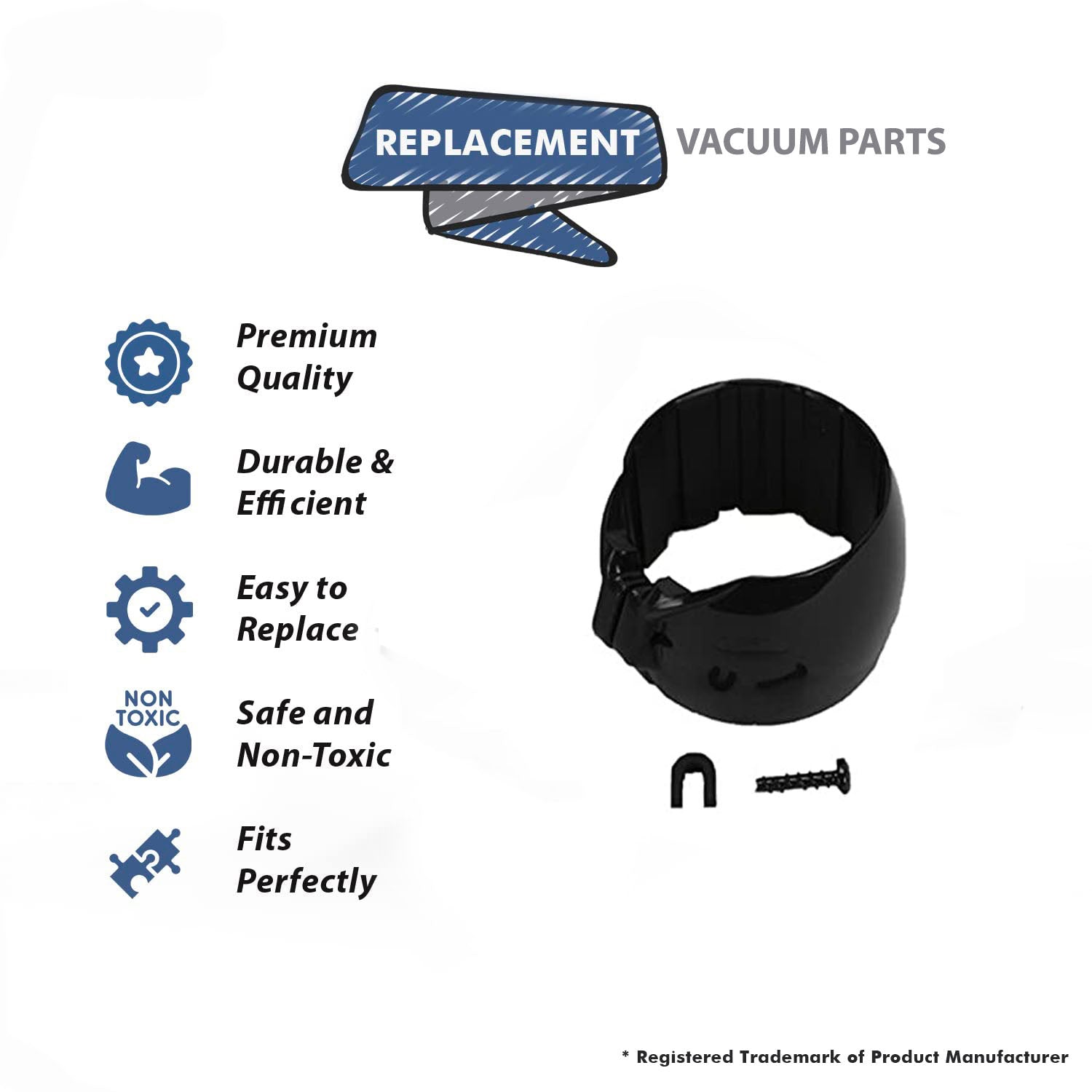 Topvacuumparts Replacement Part For Oreck U7240, Vacuum Cleaner Clamp Assembly # compare to part 09-79038-51