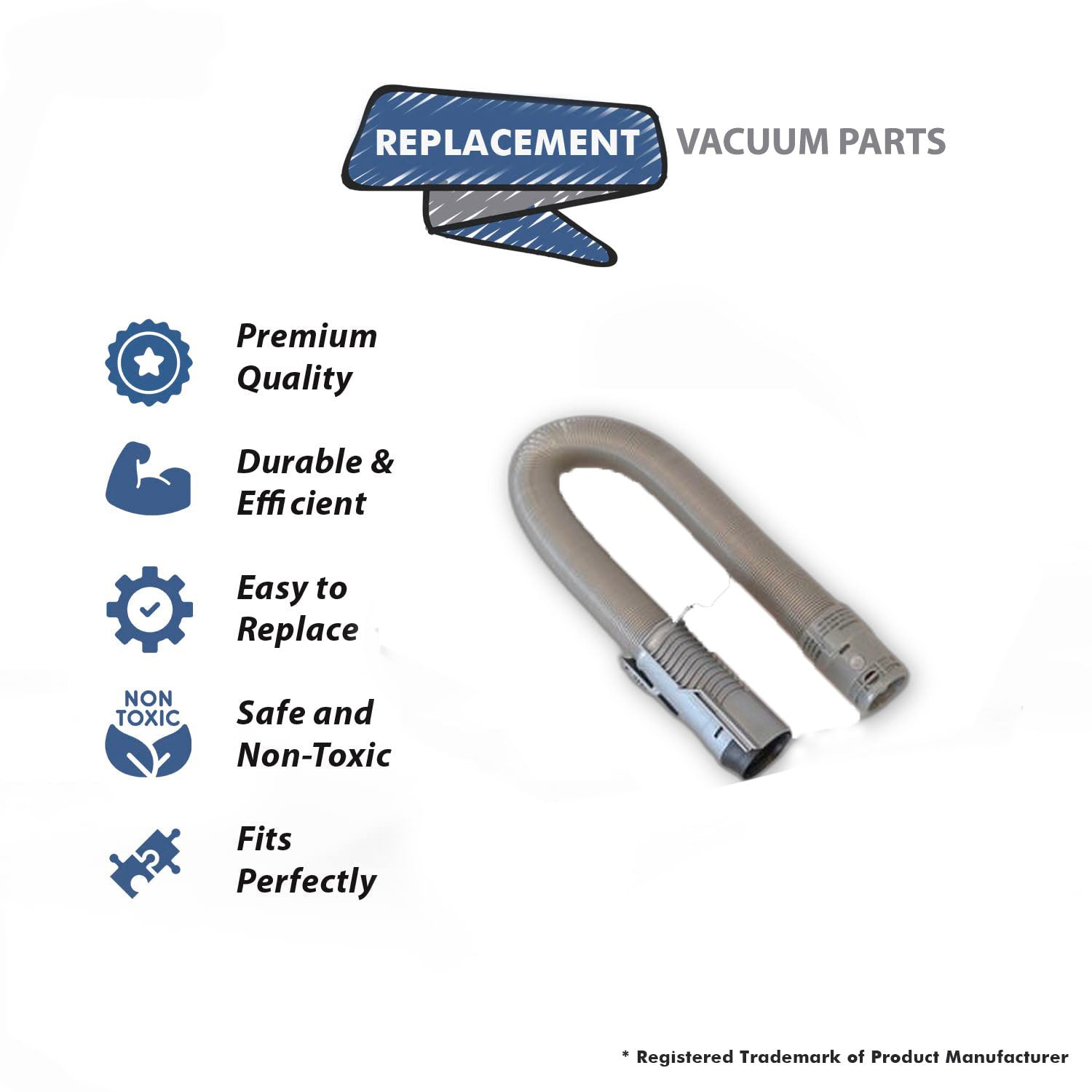Topvacuumparts Replacement Part For Dyson Hose for DC07 Vacuum Cleaner # compare to part 10-1101-04