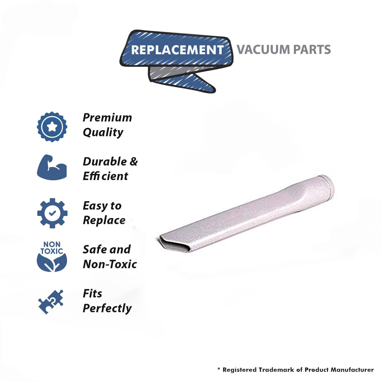 Topvacuumparts Replacement Part For Dyson DC-07 Upright Bagless Crevice Tool Part # compare to part 10-1800-01