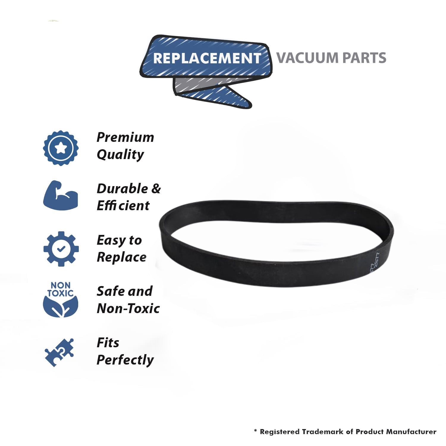 Topvacuumparts Replacement Part For DYSON DC07 Vacuum Cleaner Non Clutch System Belt # compare to part 10-3102-07