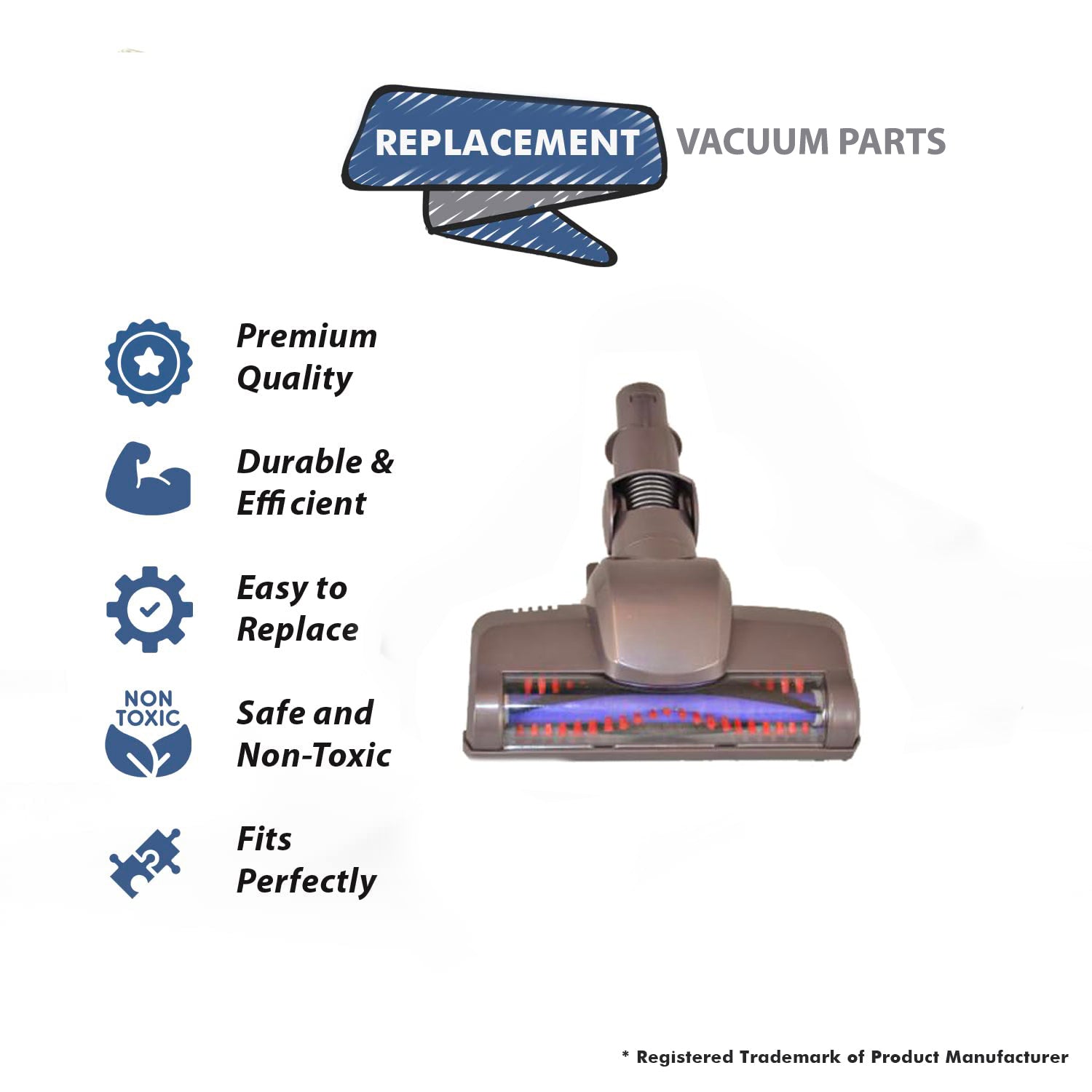 Topvacuumparts Replacement Part For Dyson DC59 ANIMAL, SV09,DC62 CORDLESS vacuum cleaner MOTORIZED Power Nozzle # Compare to part 10-4812-08