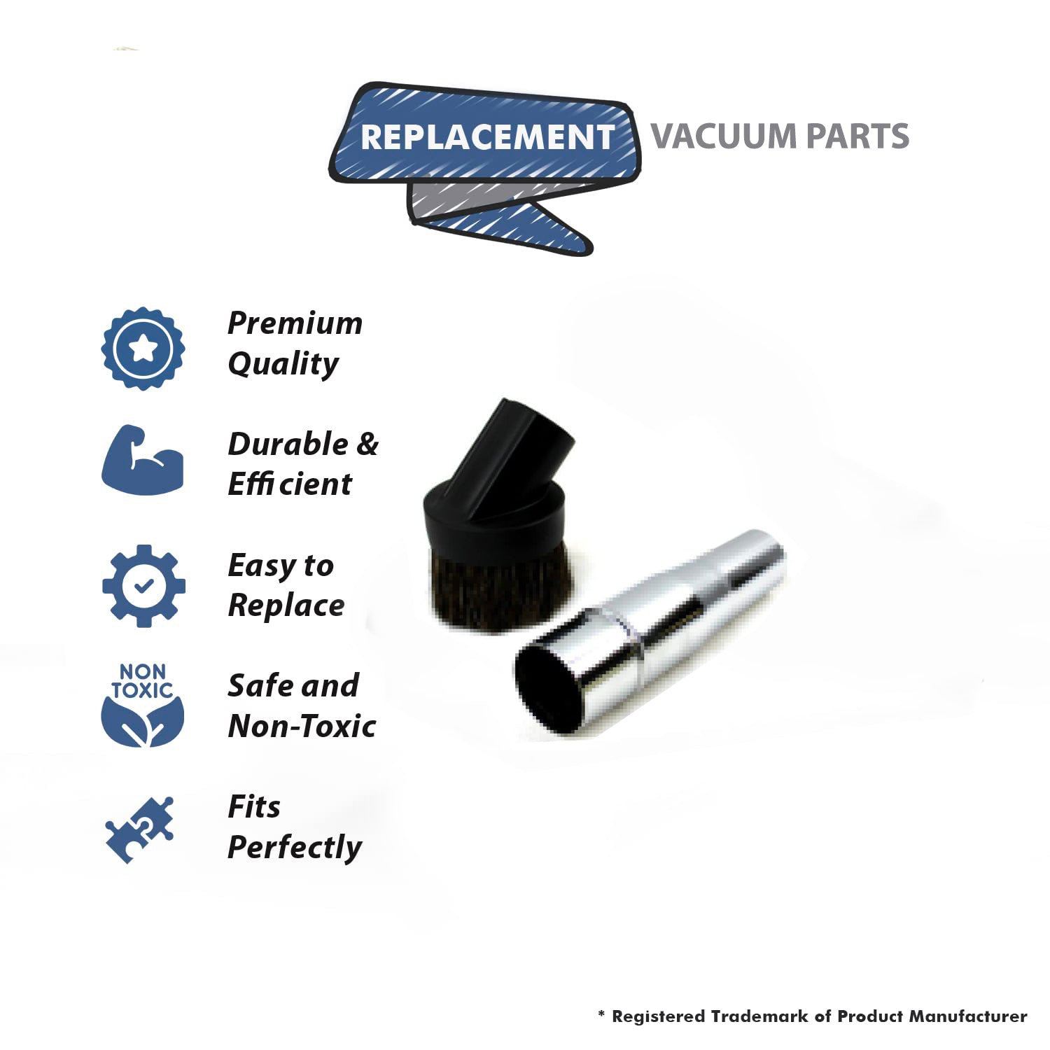 Topvacuumparts Replacement Part For Fitall Commercial Vacuum Cleaner 1-1/2