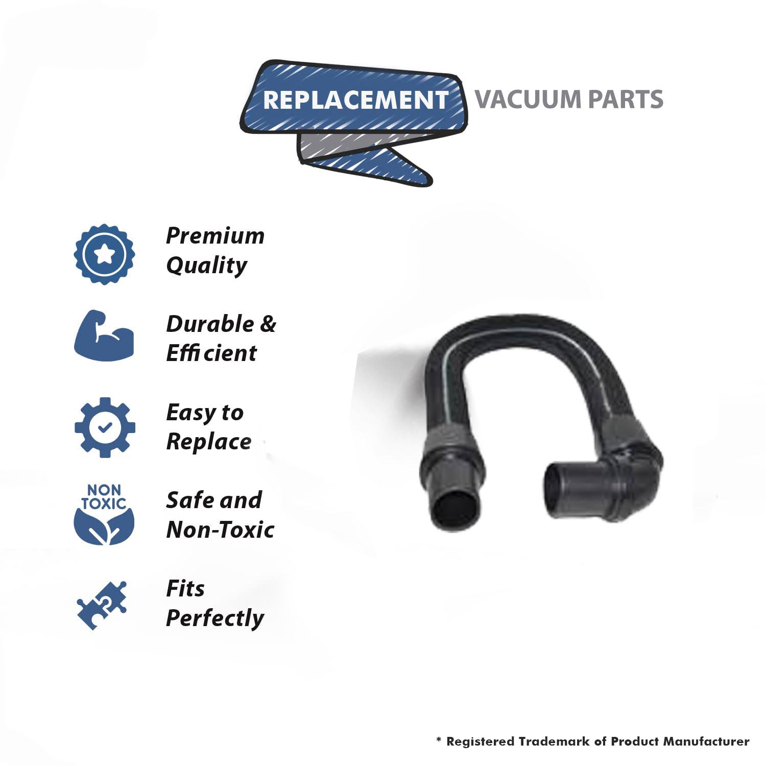 Topvacuumparts Replacement Part For Proteam Lil Hummer, Quarter Vac BackPack Vacuum Cleaner Hose Assembly # compare to part 103048
