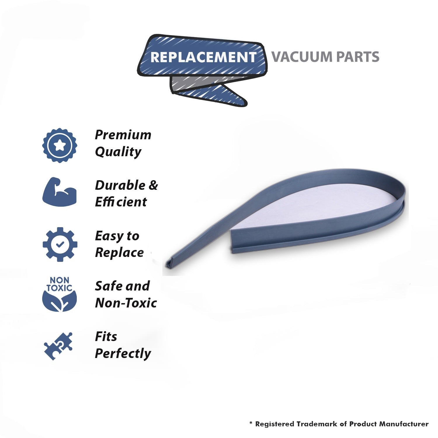 Topvacuumparts Nozzle Rubber Bumper Replacement For Proteam Powerforce 1500, 1500XP Vacuum