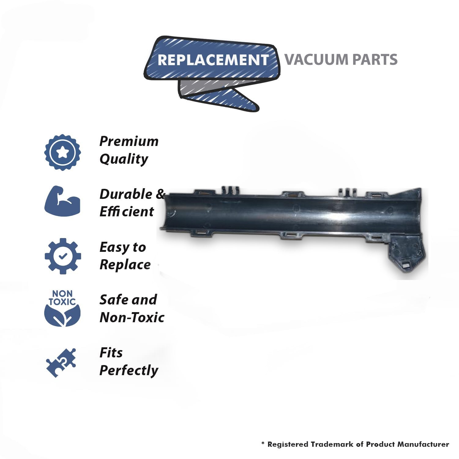 Topvacuumparts Replacement Part For Proteam, 1500XP Vacuum Cleaner Wand Upper Right Guide # compare to part 104260