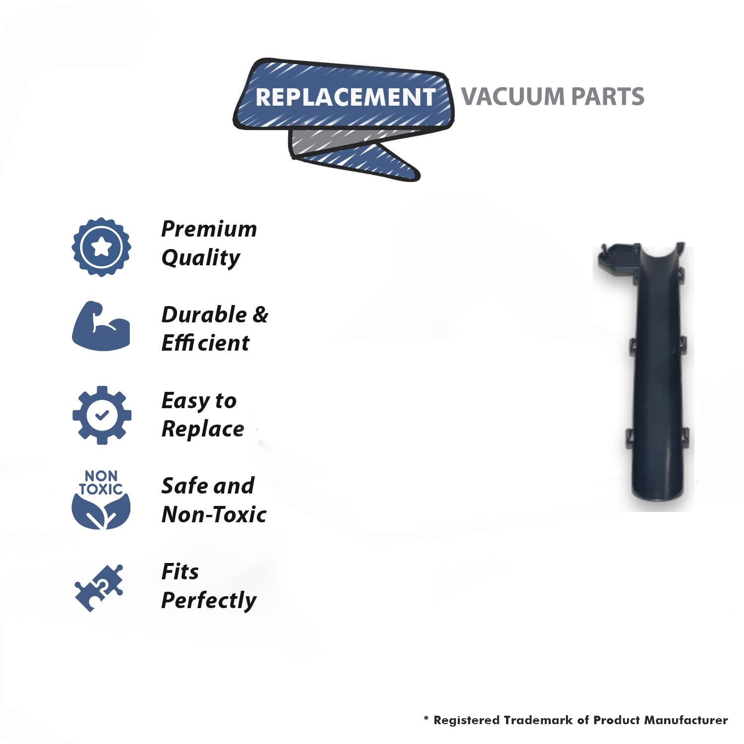 Topvacuumparts Replacement Part For Proteam 1500 XP Vacuum Cleaner Wand Upper Left Guide # compare to part 104261