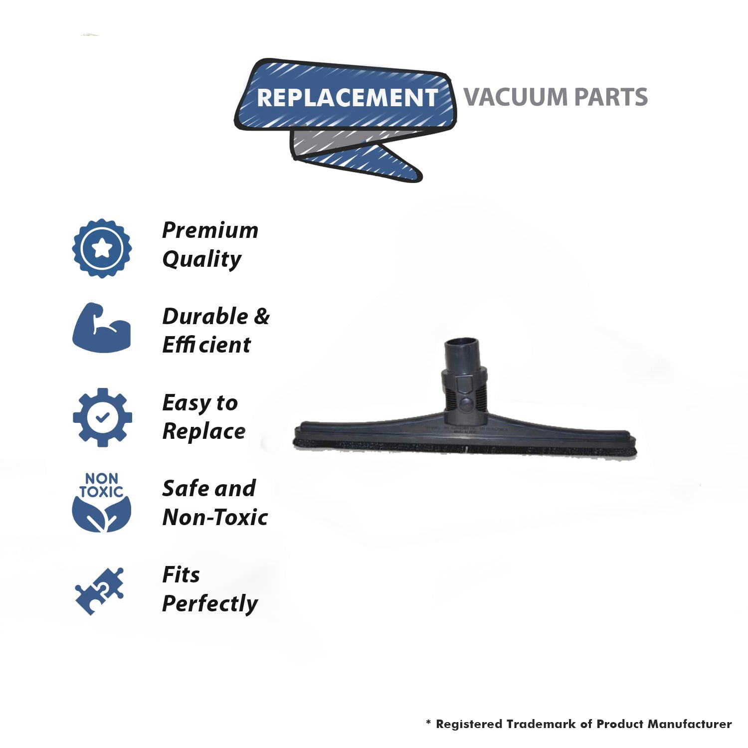 Topvacuumparts Replacement Part For Proteam - 18''X 1 1/2 ' Sidewinder Vacuum Cleaner Floor Brush # Compare To Part 105692