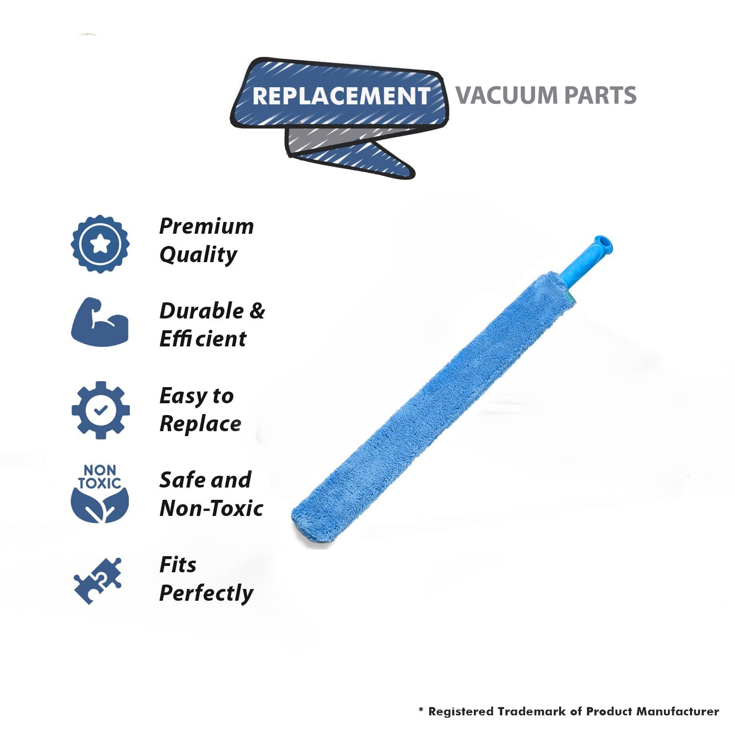Topvacuumparts Replacement Part For Vaccum Cleaner Blue Cleaning Dusting Wand # compare to part 10632