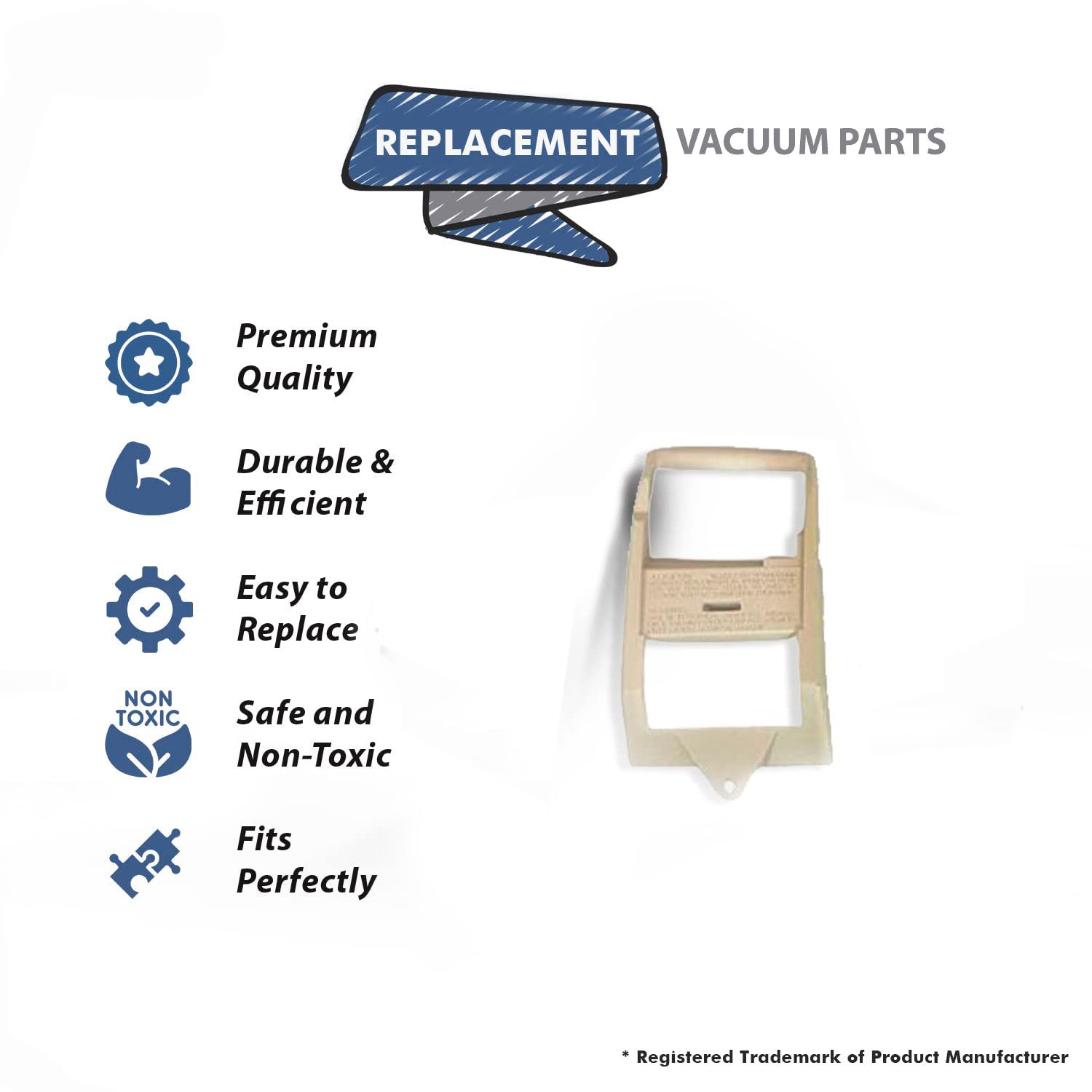 Topvacuumparts Replacement Part For Kirby Vacuum Cleaner Scuff Plate # compare to part 111290