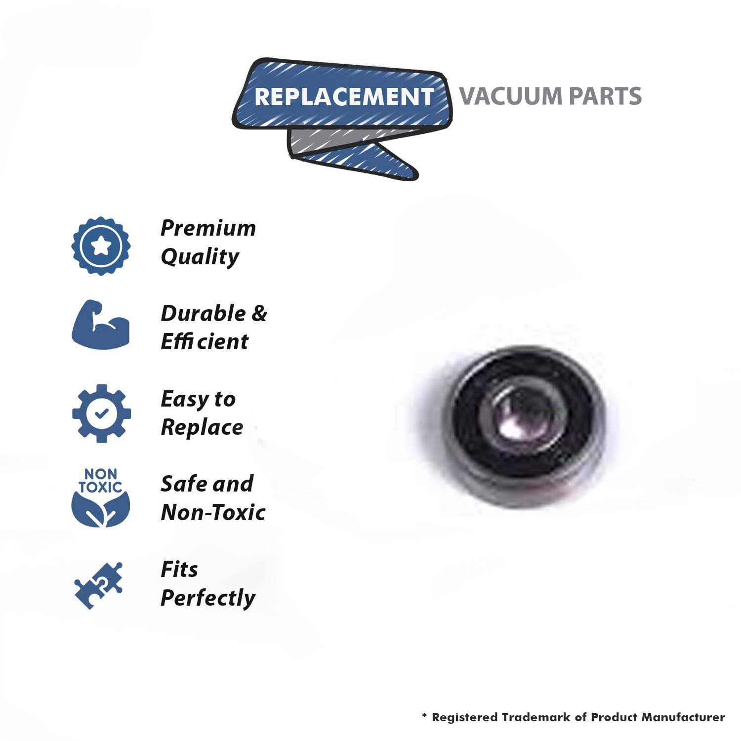 Topvacuumparts Replacement Part for Kirby 2HD Heritage II, 2HD Legend Vacuum Cleaner Bearing Part # Compare to Part 116073