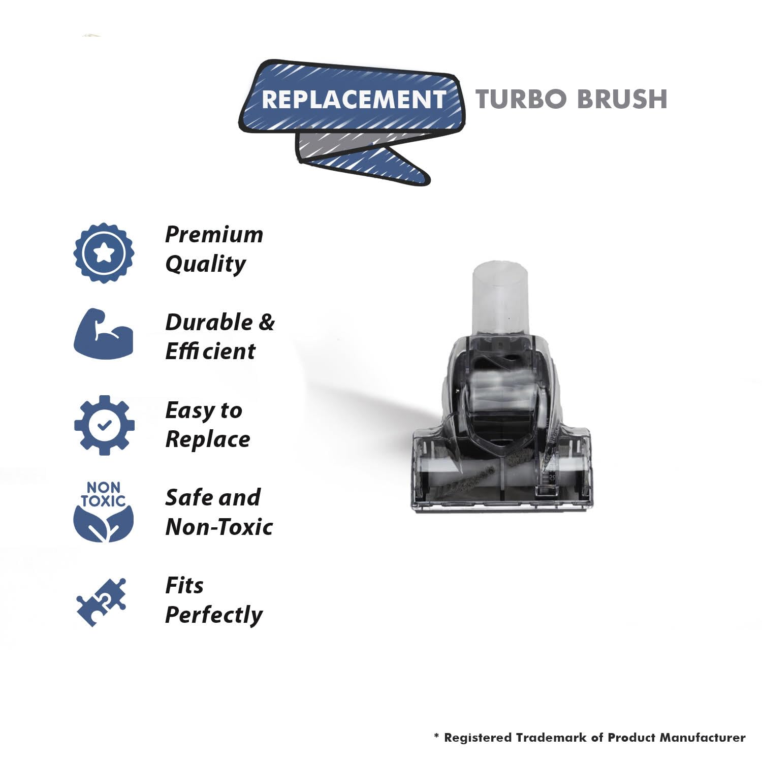 Topvacuumparts Replace Part For NV350, NV352, NV355REF handheld pet turbo brush Compatible With Part Number 119FFJ