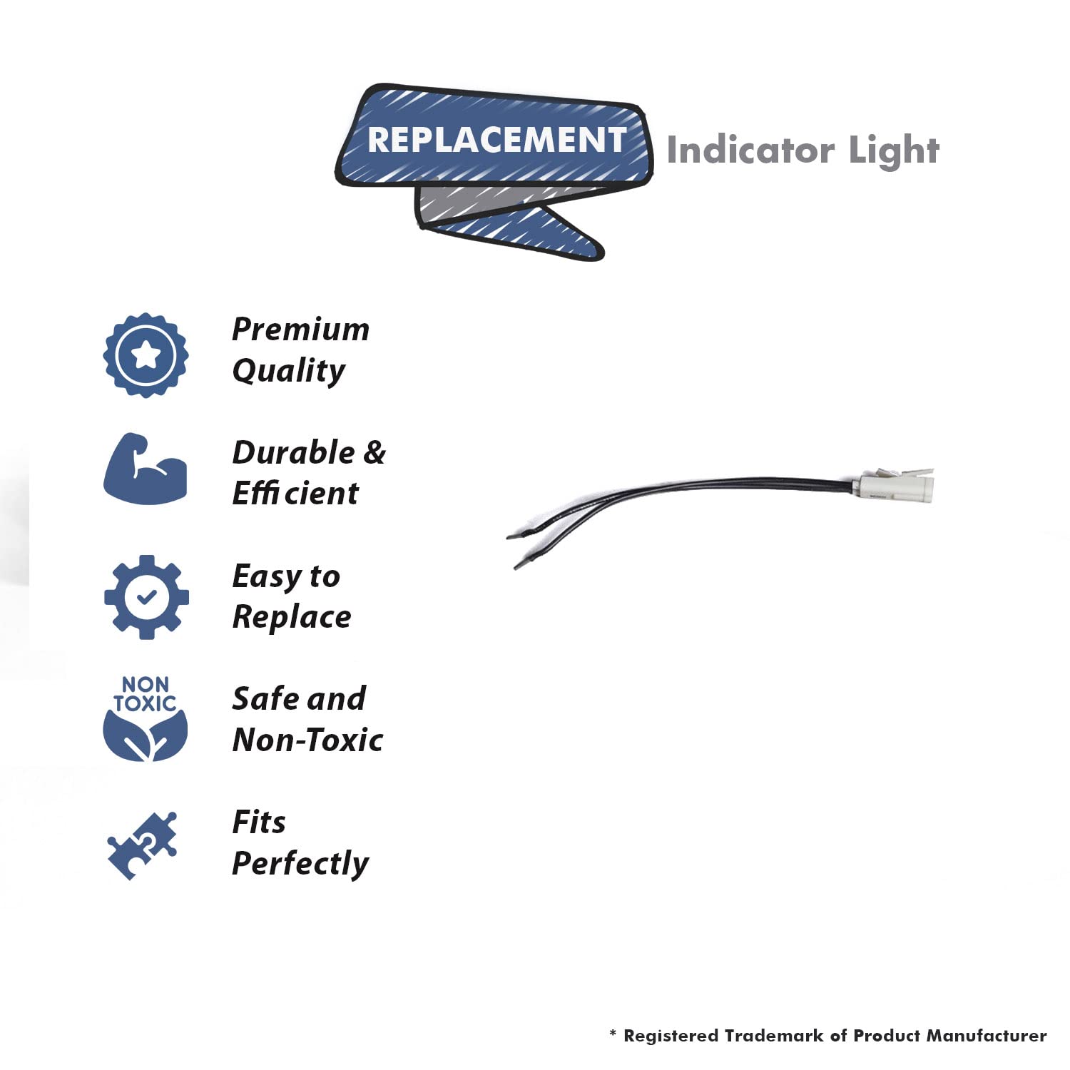 Topvacuumparts Replacement Part For Kirby Vacuum Cleaner Indicator Light # compare to part 123586S