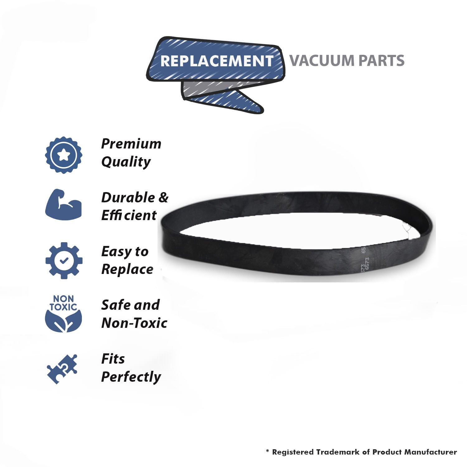 Topvacuumparts Replacement Part For Sharp Models 4320, 4420 Vacuum Cleaner All Twin Energy Models Belt 1Pk # compare to part 12523