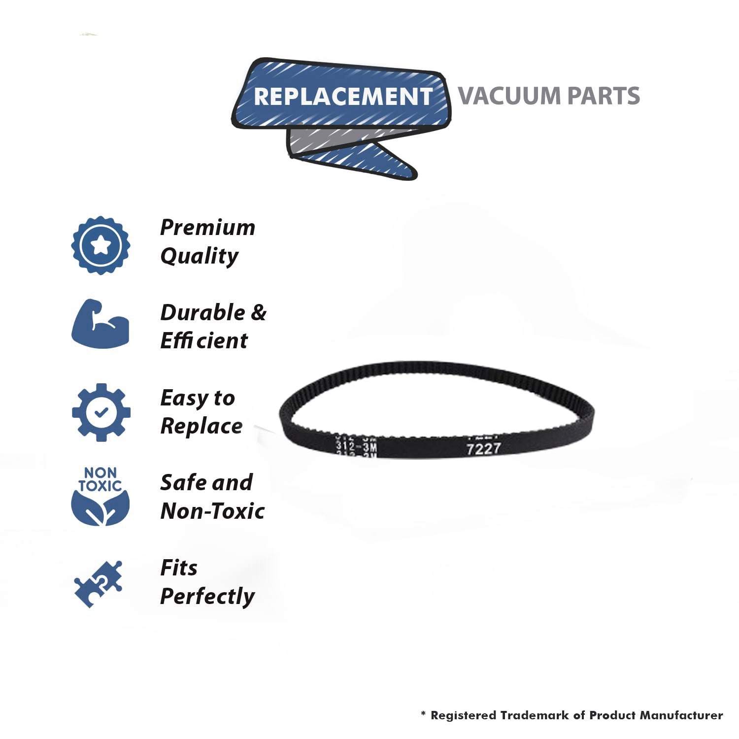 Topvacuumparts Replacement Part for Torando CV-30/1, CV38-1 Karcher Commercial Vacuum Cleaner Belt # Compare to Part 14-3317-06