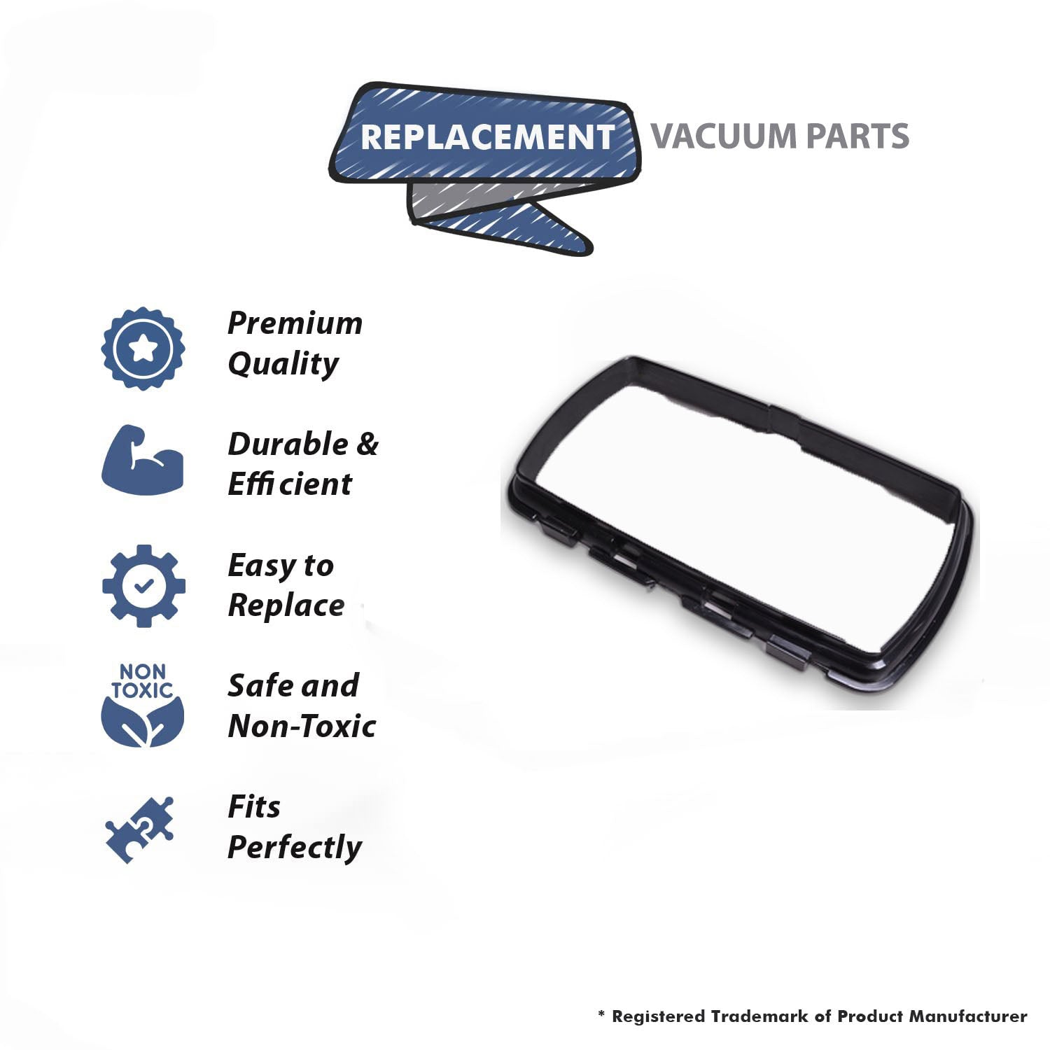 Topvacuumparts Replacement Part For Eureka,Sanitaire SC689/SC695/SC882/SC887/C2132/C2133 Vacuum Cleaner Bag Flange # compare to part 147651