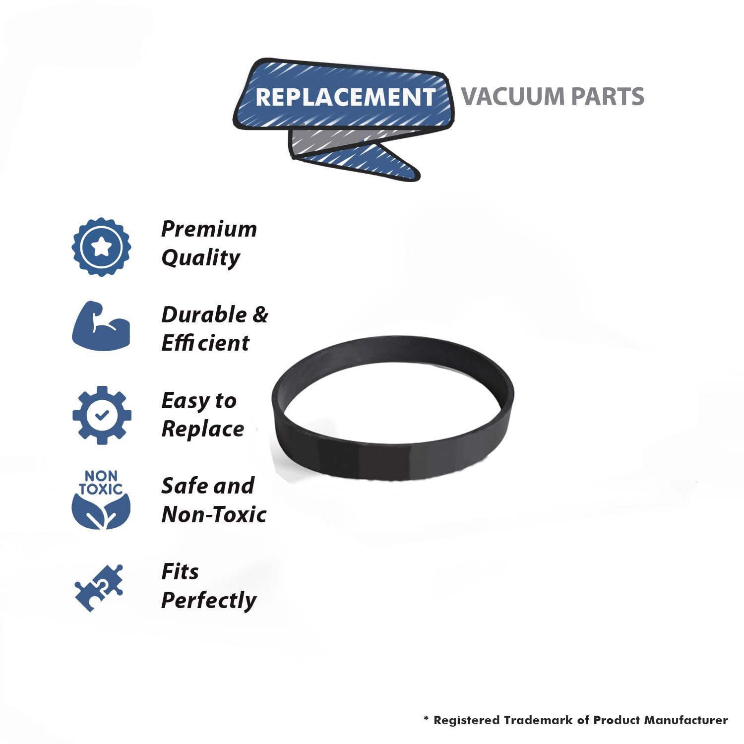 Topvacuumparts Replacement For Royal Style 8 Vacuum Cleaner Belt # Compare to Part 1480490600