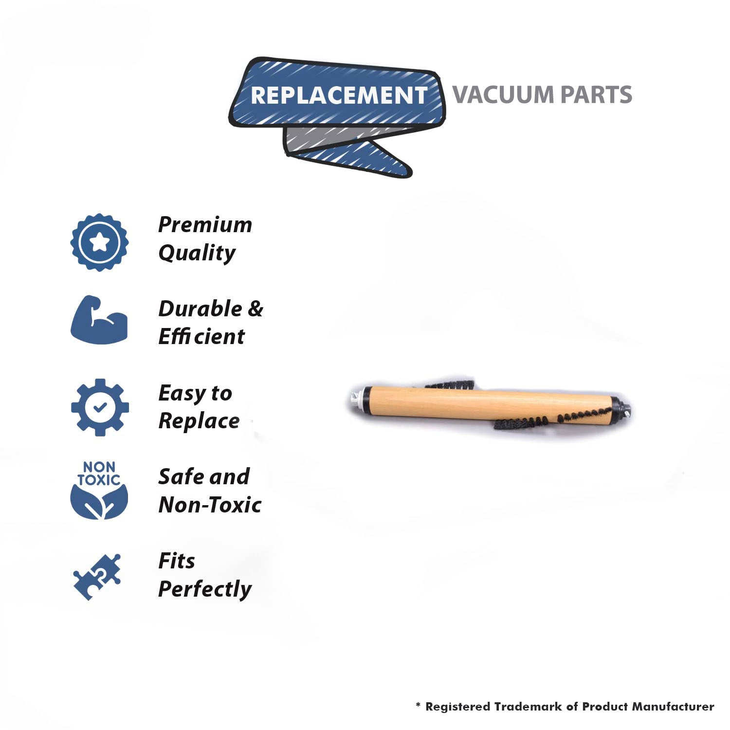 Topvacuumparts Replacement Part For Kirby Vacuum Cleaner Brushroll Part # compare to part 1525G