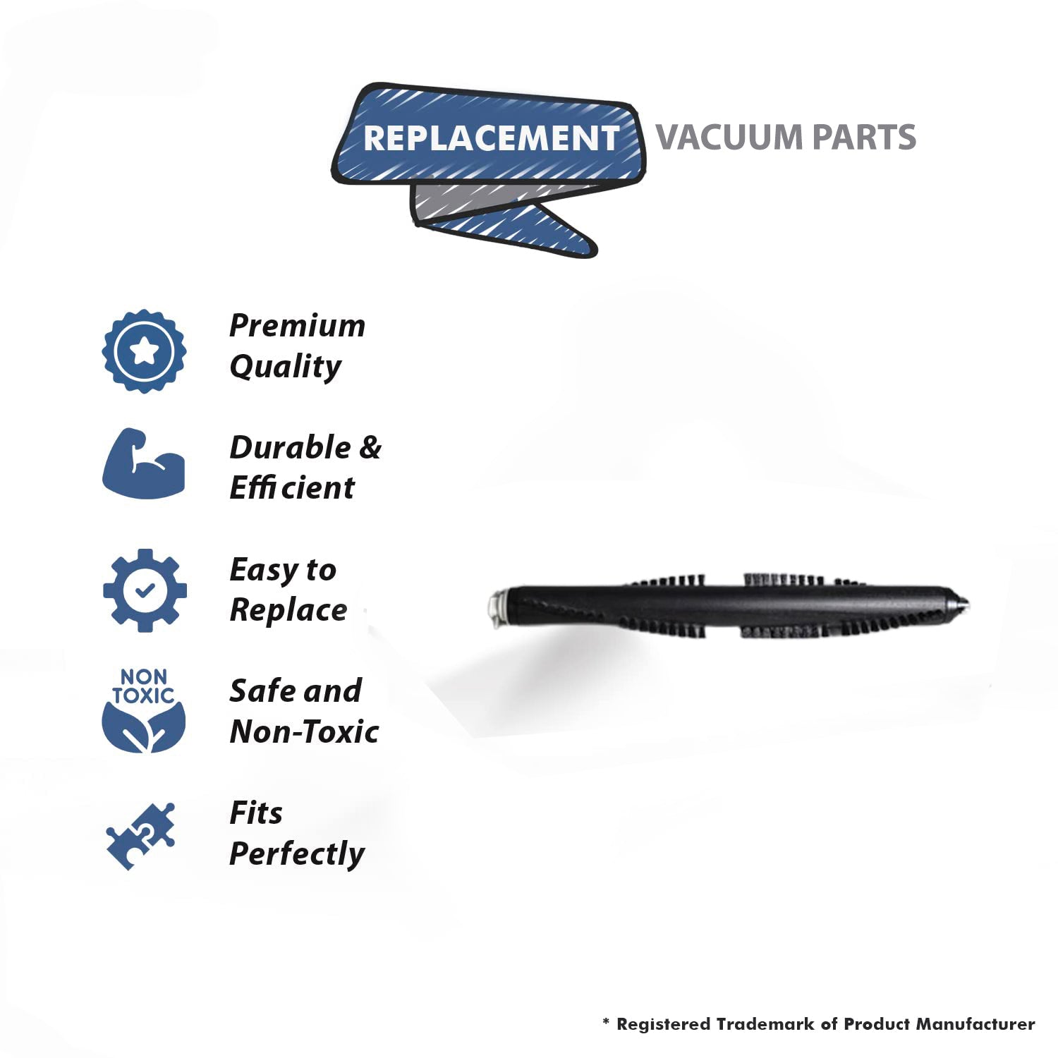 Topvacuumparts Replacement Part For Vacuum Cleaner Spiral Bristle BrushrollKirby Part # compare to part 1551-81C