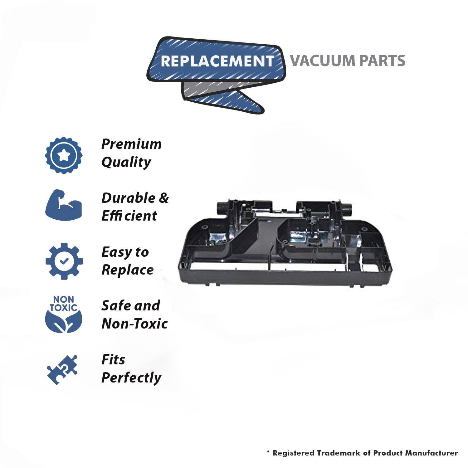 Topvacuumparts Replacement Part For Beam Bm1176 Vacuum Cleaner Lower Base Power Nozzle # compare to part 155155