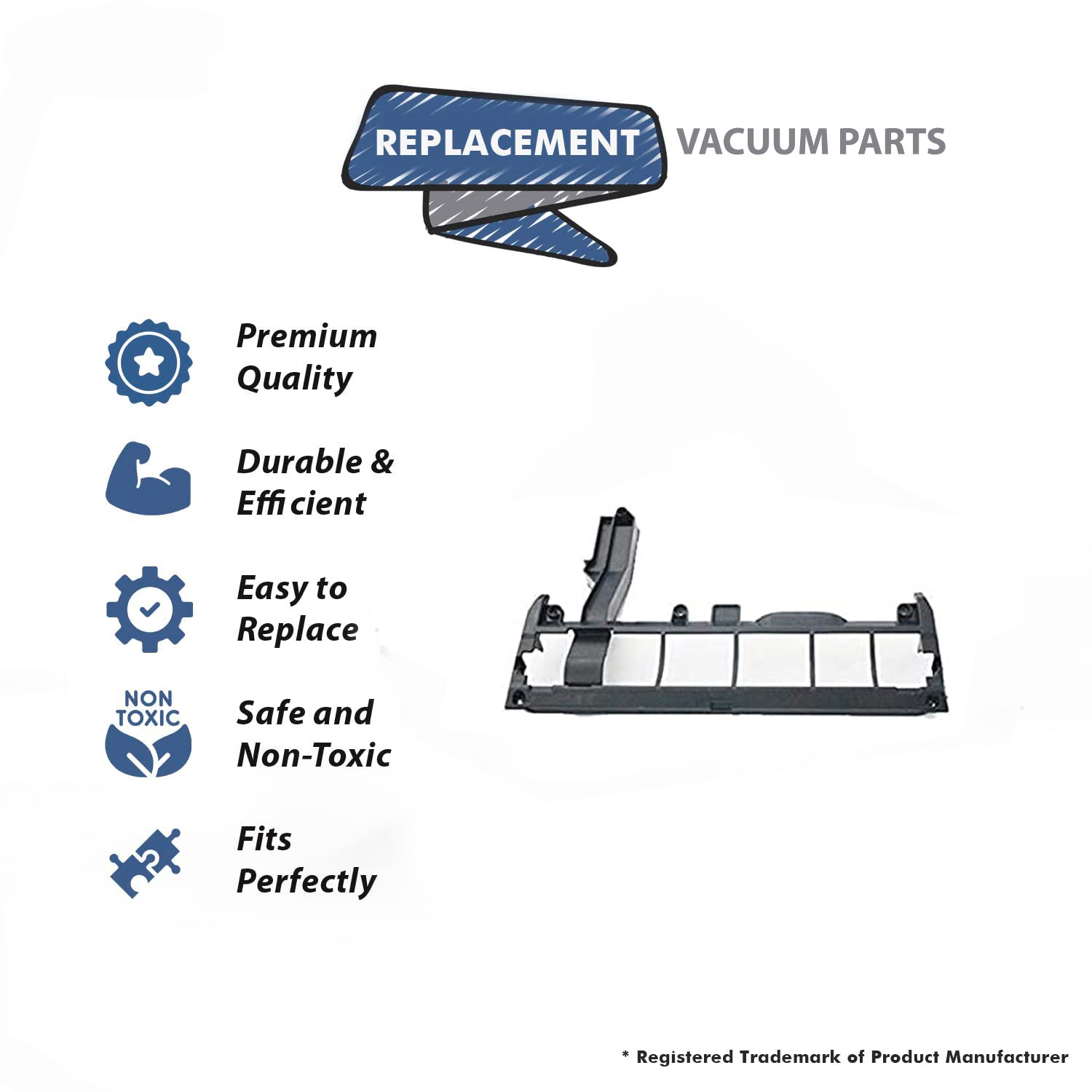 Topvacuumparts Replacement Part For Bissell Bottom Plate Fits 1322, 1329, 1330, 13302, 1330R, 1330K Vac Models # compare to part 1604548