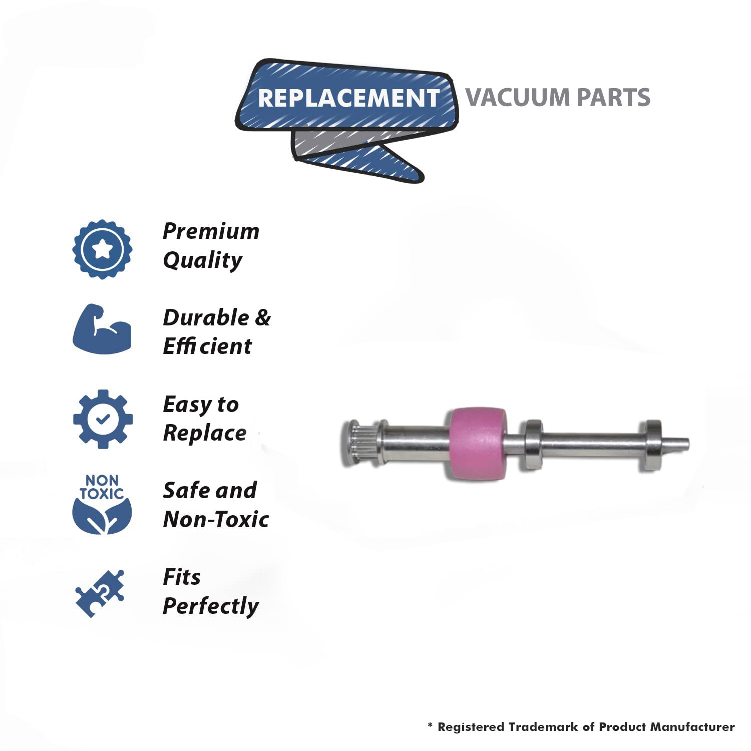 Topvacuumparts Replacement part for Bissell 1548 Vacuum Cleaner Steam Vac Jack Shaft # Compare To part 1610501