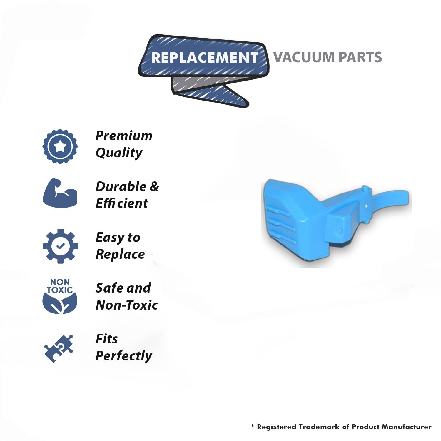Topvacuumparts Replacement For Bissell 1739 Upright Vacuum Cleaner Detent Release 1PK