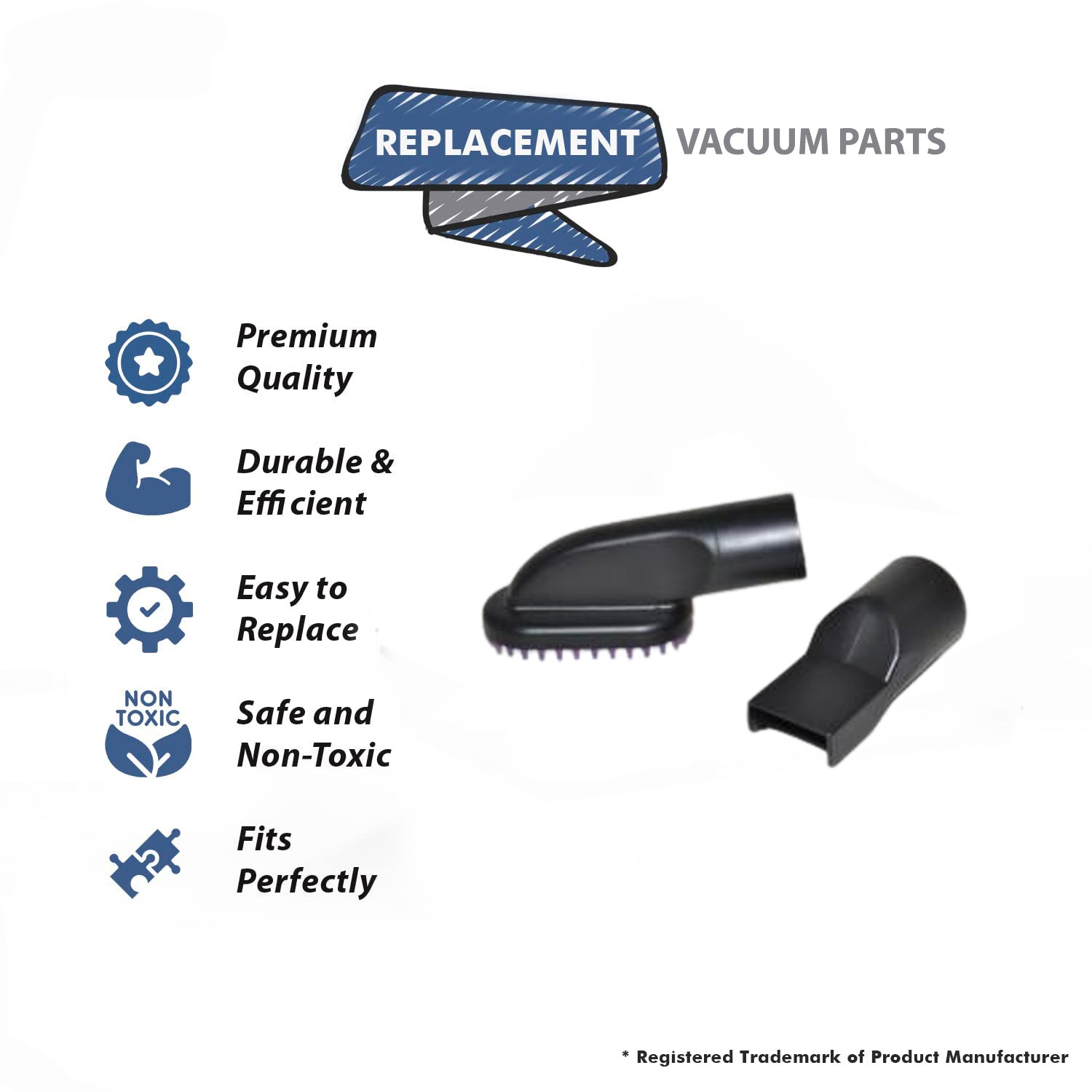 Topvacuumparts Replacement 2 IN 1 Dusting Brush for Bissell 3190A, 31921, 31927, 2286, 2482, 2387, 2286A Vacuum Cleaners