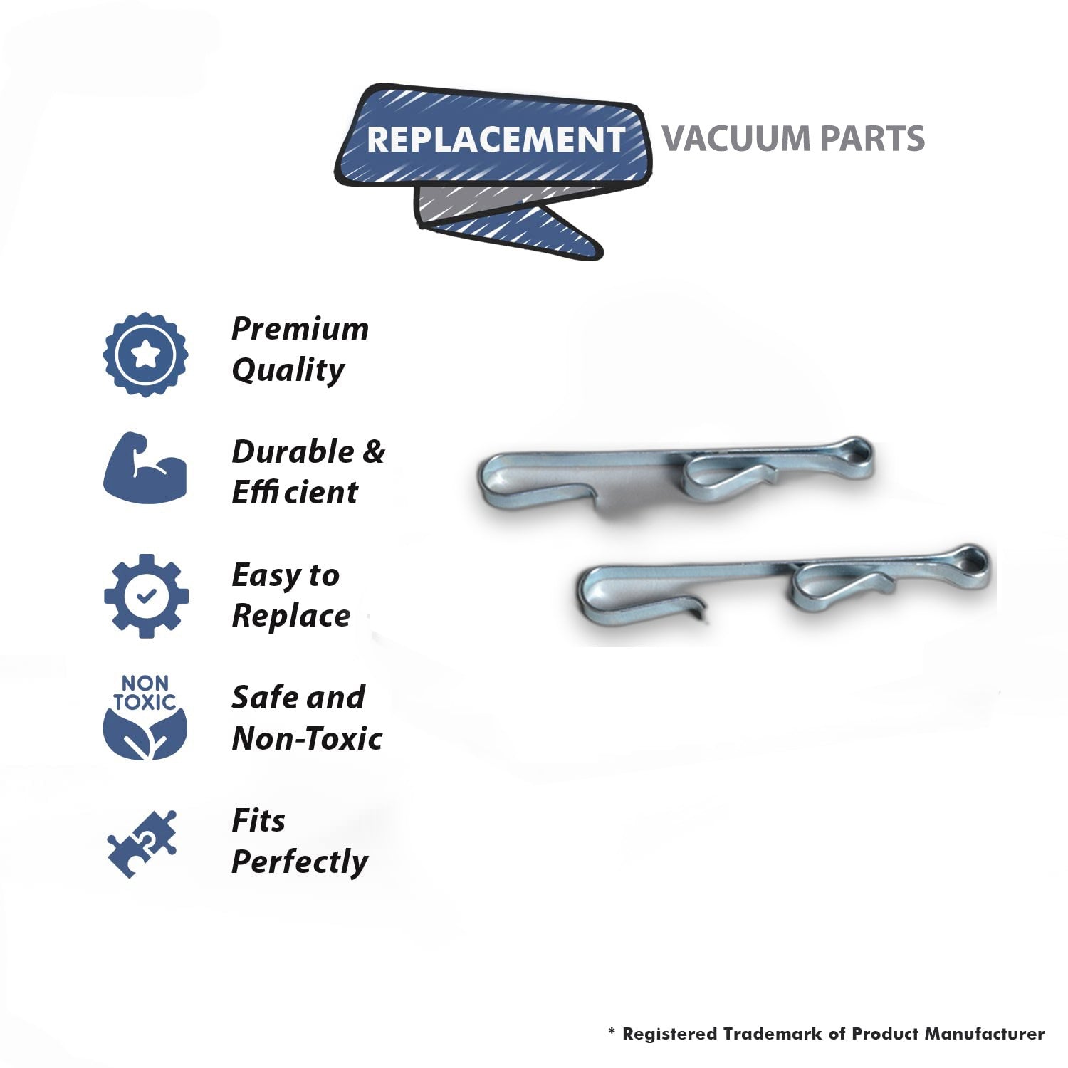 Topvacuumparts Replacement Part For Kirby Vacuum Cleaner Bag And Cord Hook Part # compare to part 173676A