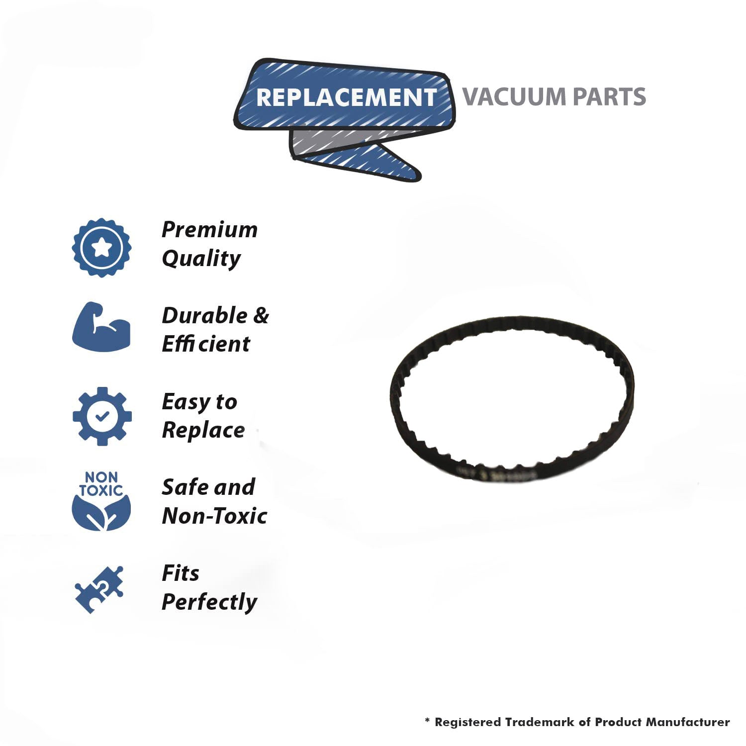 Topvacuumparts Replacement Part For Fit All TK270,WW2700 Vacuum Cleaner Miele Turbo Belt # compare to part 19.2