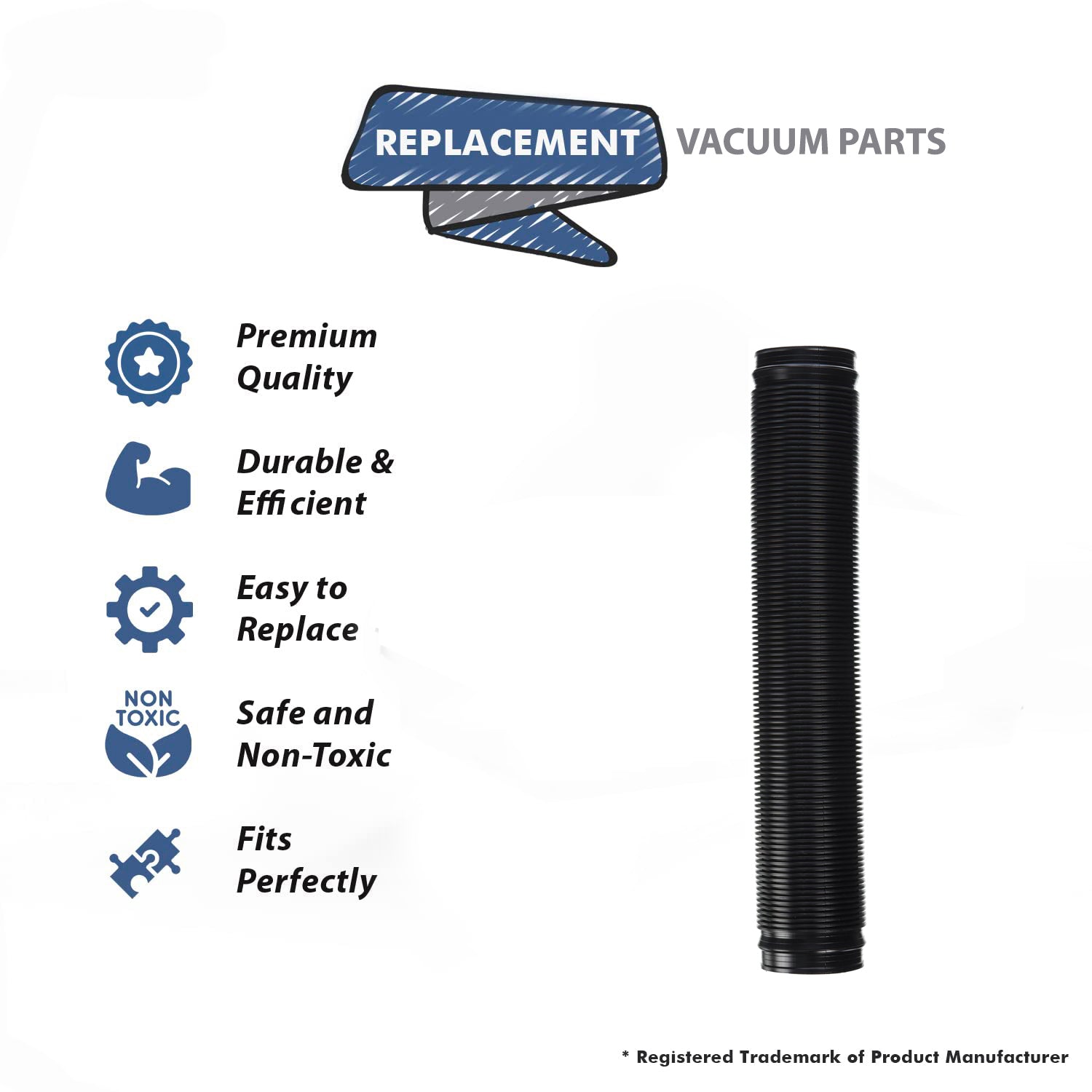 Topvacuumparts Replacement Part For kirby Vacuum Cleaner Snap Type Fill Tube Only Part # compare to part 190399