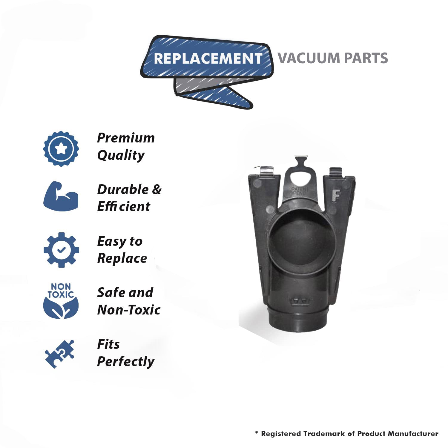 Topvacuumparts Replacement Part For Kirby Vacuum Cleaner F-Style Bag Top AdaptorKirby Part # compare to part 190408
