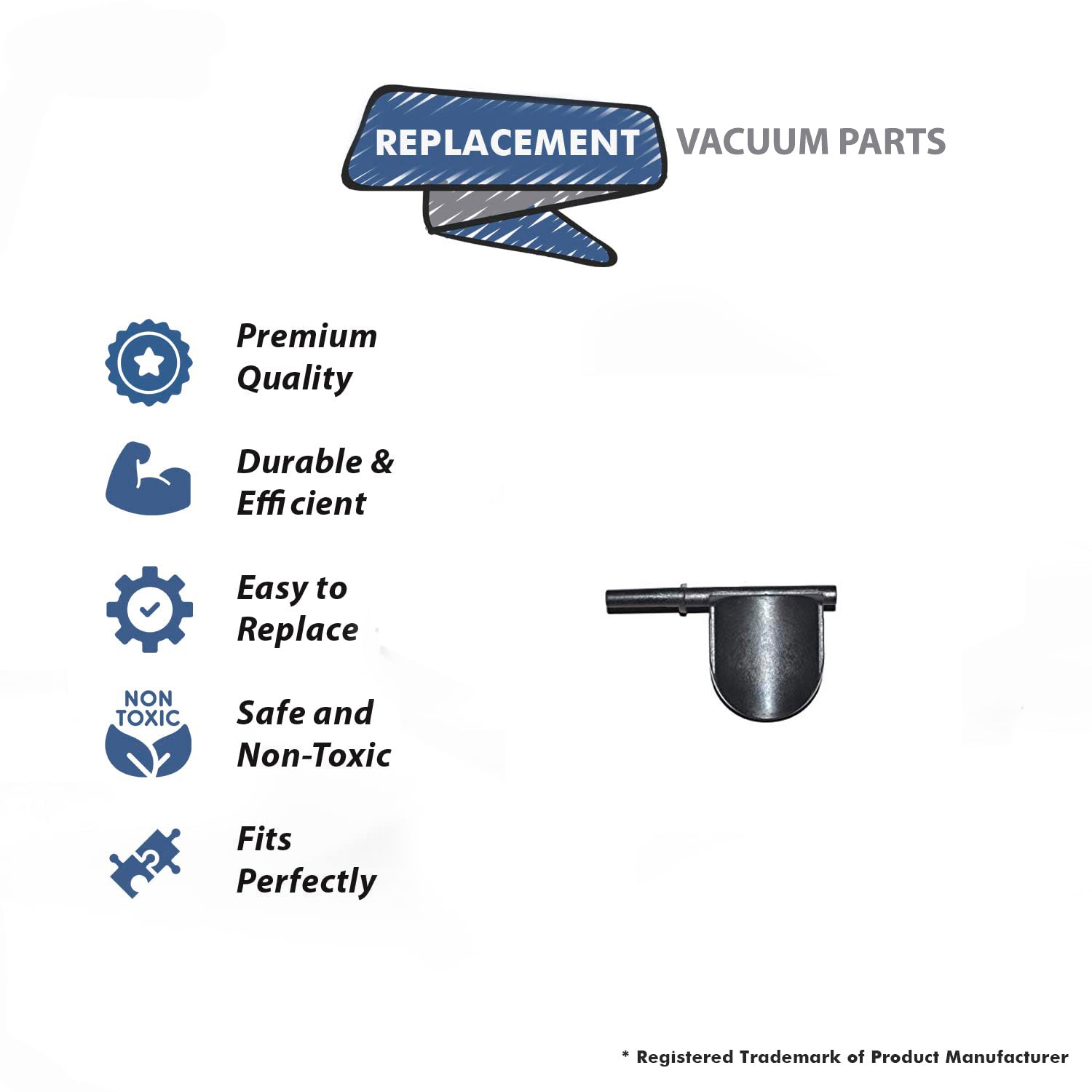Topvacuumparts Replacement Part For Royal Platinum Force Upright Vacuum Cleaner Dirt Passage Door # compare to part 1910265AC0
