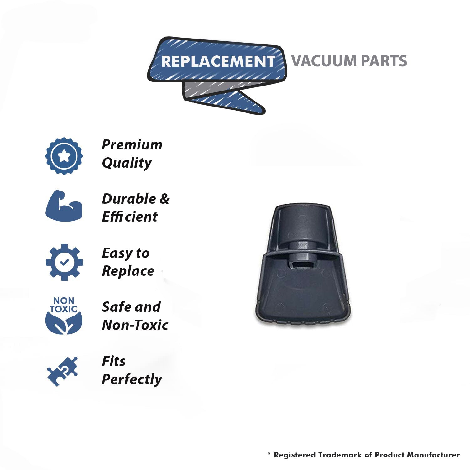 Topvacuumparts Replacement For Dirt Devil Vacuum Upholstery Tool Fit 091000, 091010, 091015, 091020, 091200, 091210, 091400 # 1912165M00