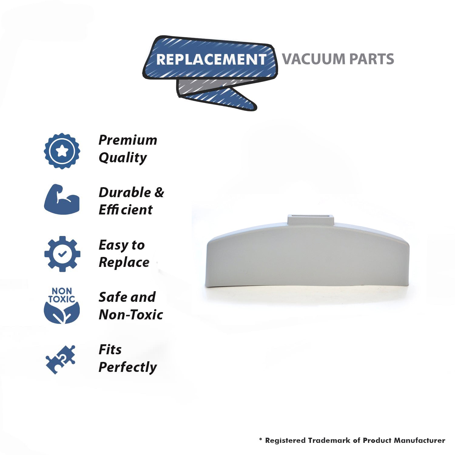 Topvacuumparts Replacement Part For Kirby Vacuum Cleaner Bag Top CoverKirby Part # compare to part 191801