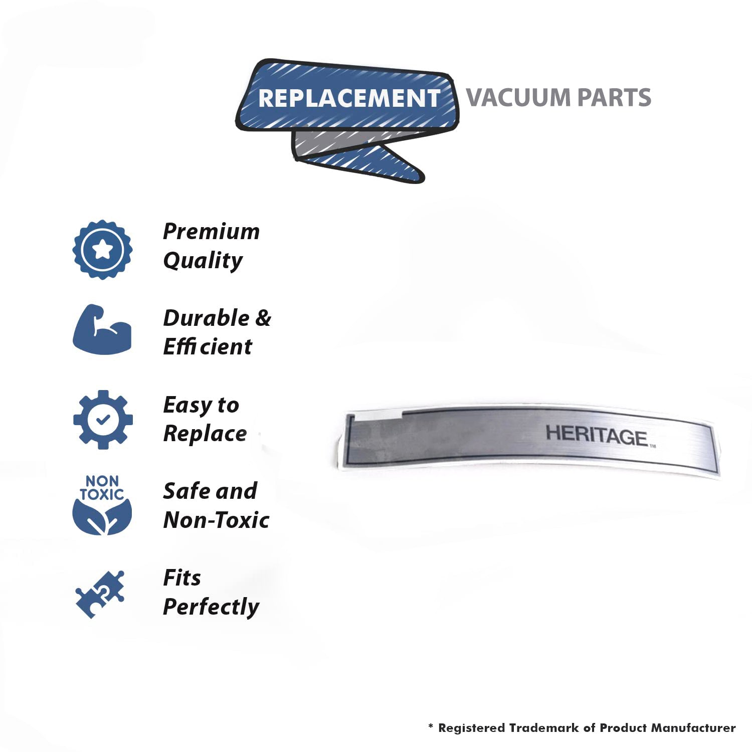 Topvacuumparts Replacement Part For Kirby Vacuum Cleaner Bag Top Cover LabelKirby Part # compare to part 192281S