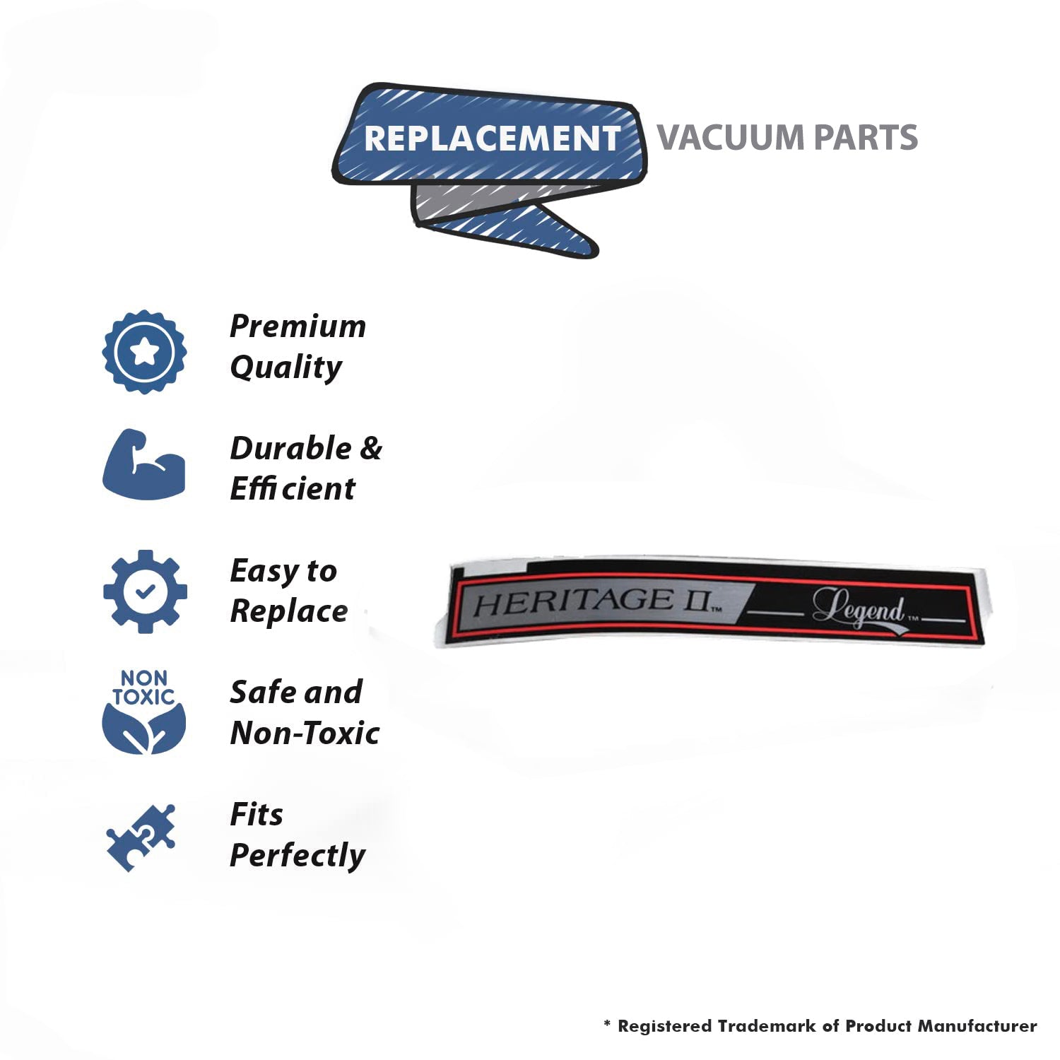 Topvacuumparts Replacement Part For Kirby Vacuum Cleaner Bag Top Cover LabelKirby Part # compare to part 192288S