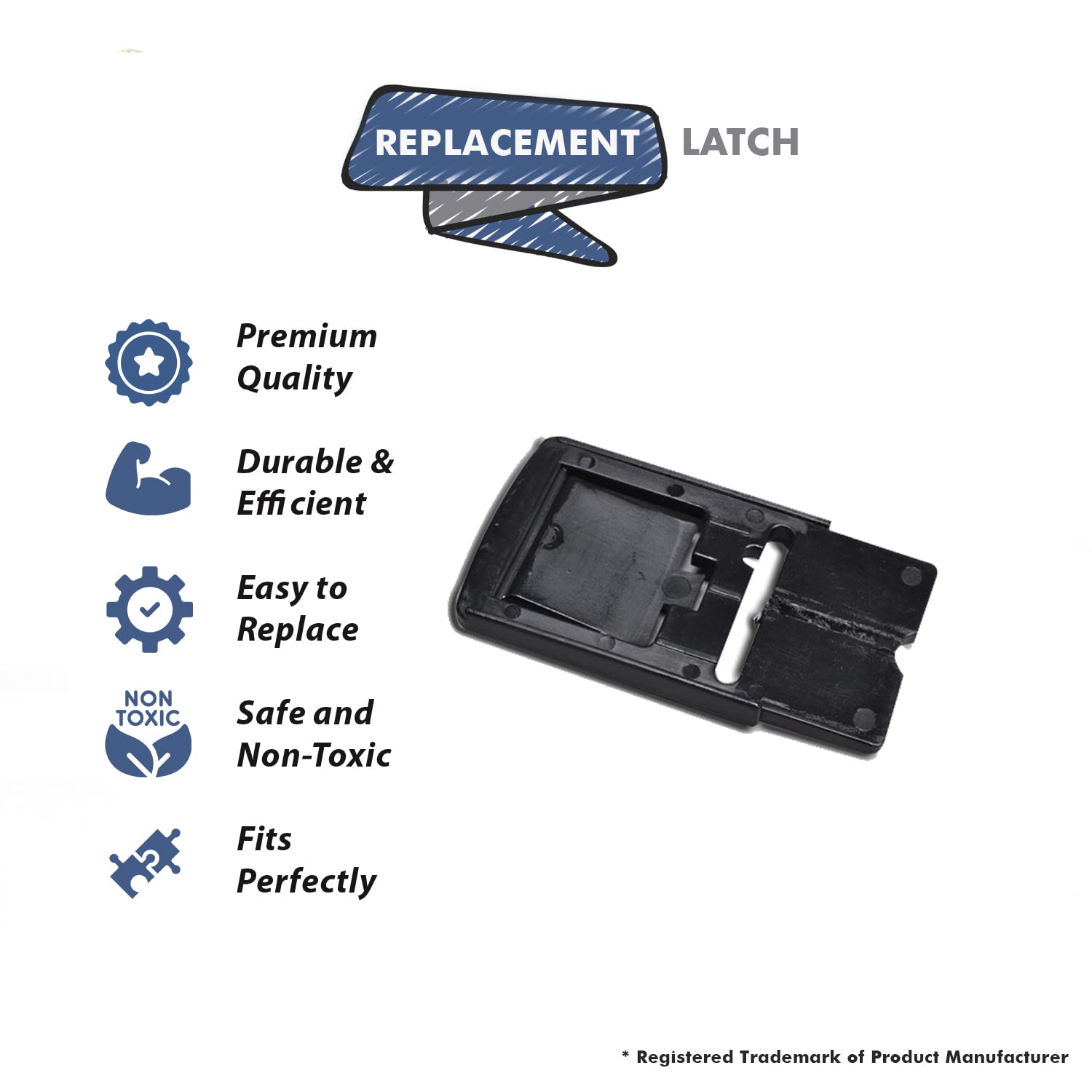 Topvacuumparts Replacement Part For Kirby Vacuum Cleaner Outer Bag Grip LatchKirby Part # compare to part 196499S