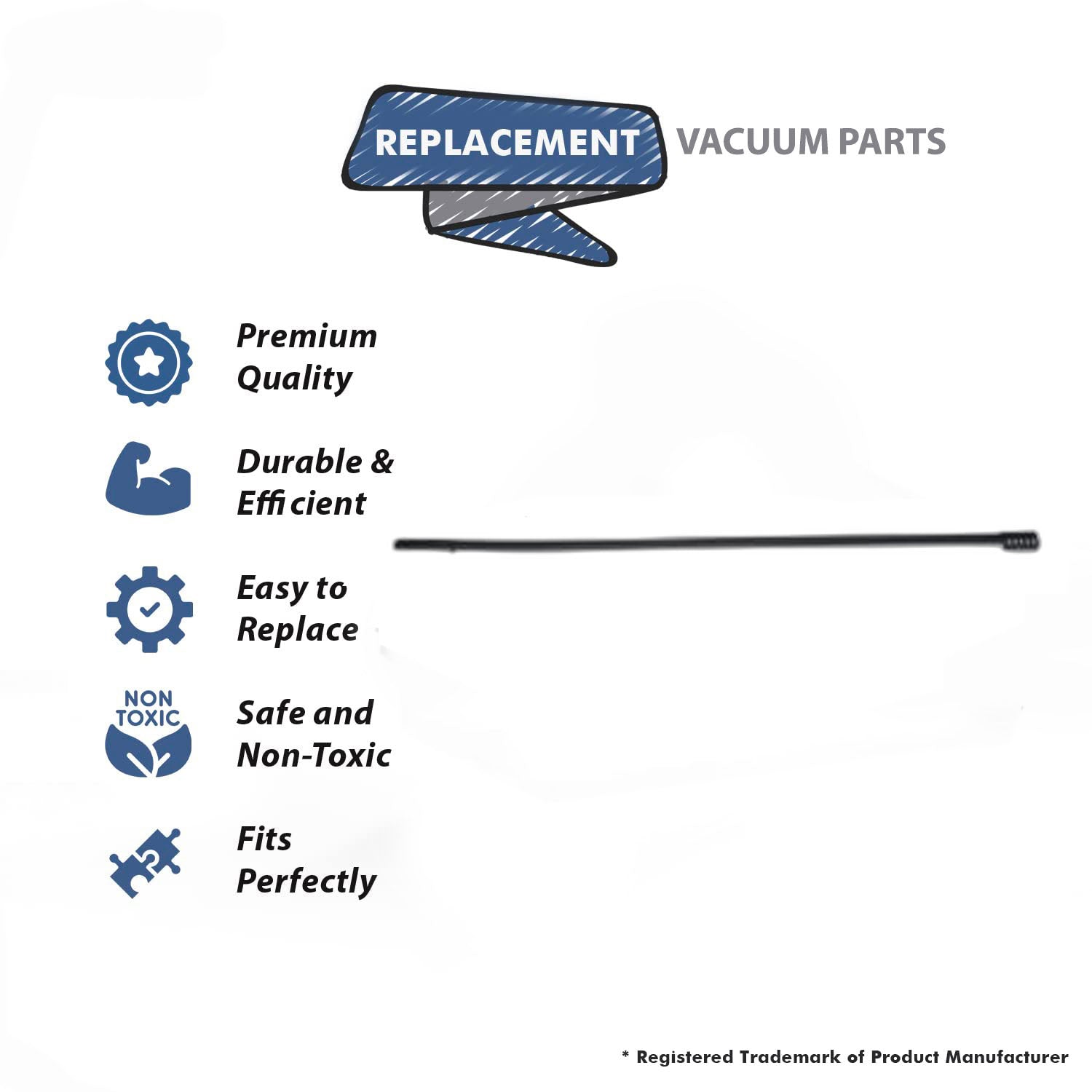 Topvacuumparts Replacement Part For Kirby 196506SKirby Vacuum 1 Bag Clamp Strap Part # compare to part 196514