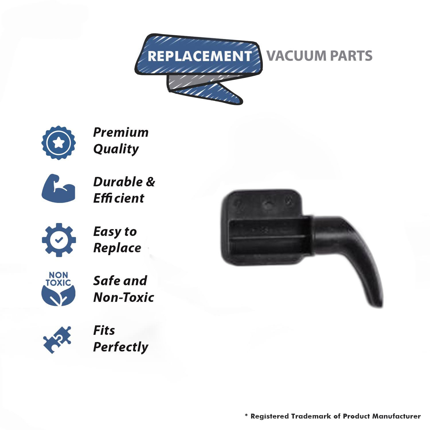 Topvacuumparts Vacuum Lower Cord Hook Replacement Part For Dirt Devil 085570, 085575, 085580, 085585, 085590# compare to part 1JN0026000