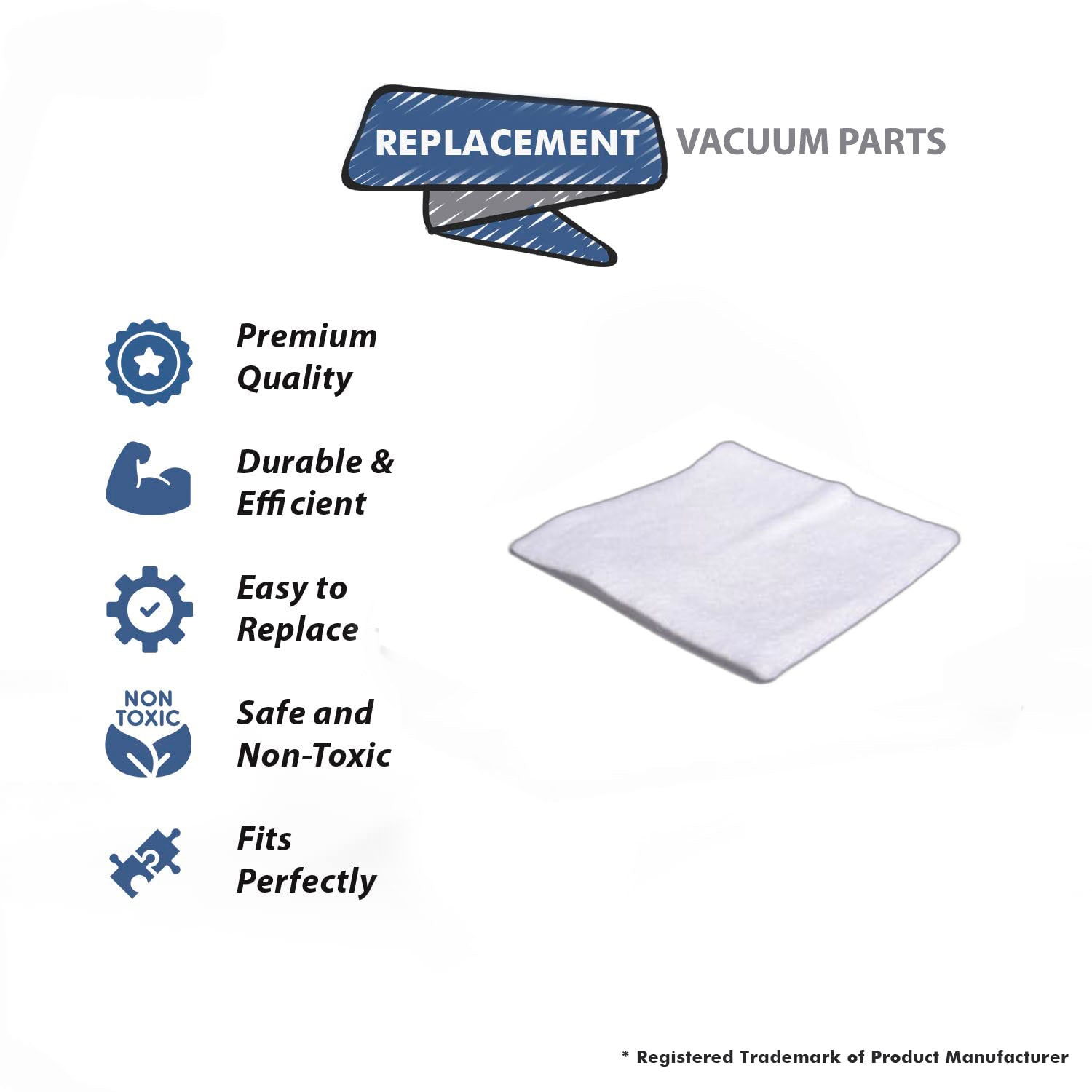 Topvacuumparts Replacement Part For Dirt Devil SD30040 Vacuum Cleaner Filter 1PK # Compare To Part 1SD1116000