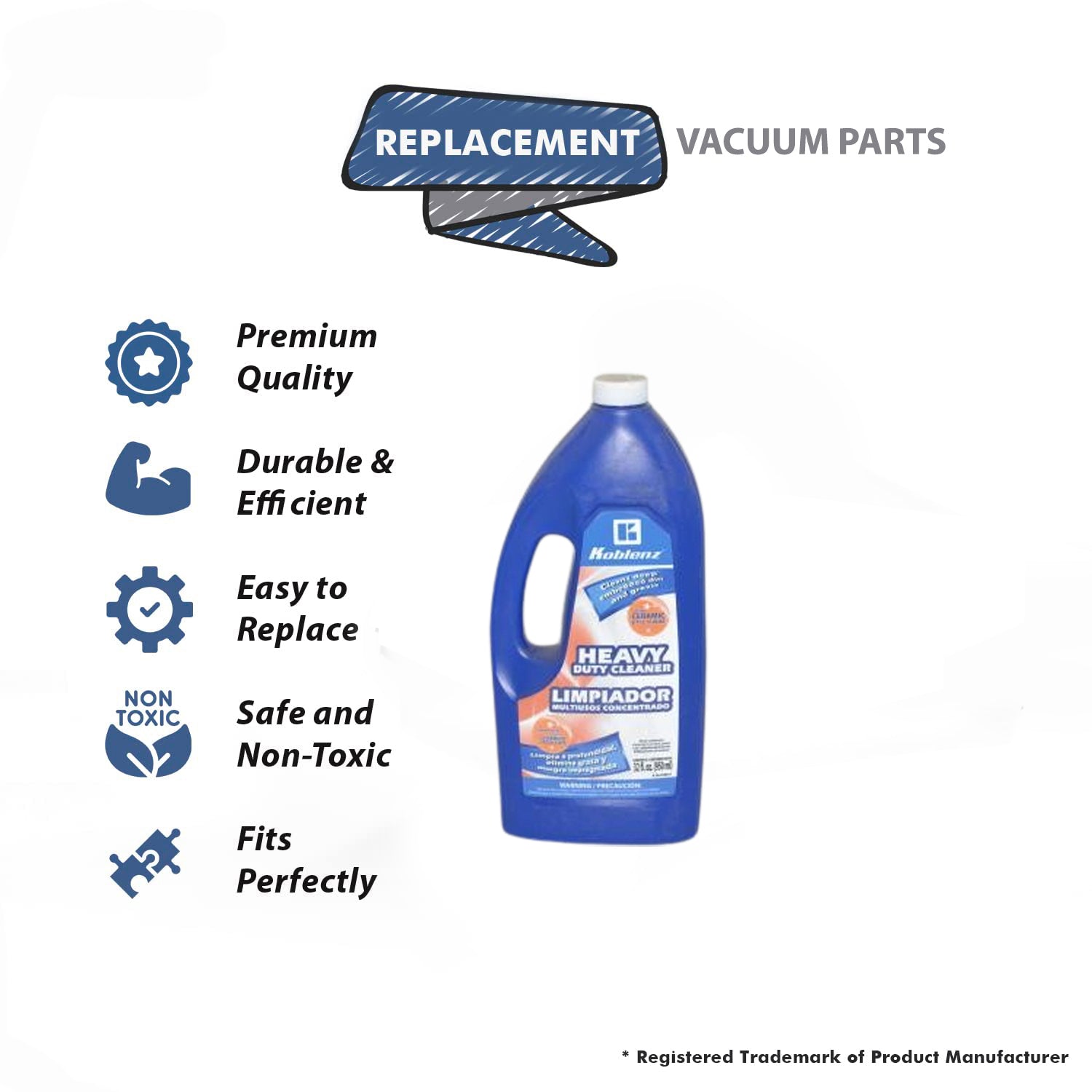 Topvacuumparts Replacement Part For Koblenz Heavy Duty Vacuum Cleaner Shampoo # Compare To Part 20-0586-6