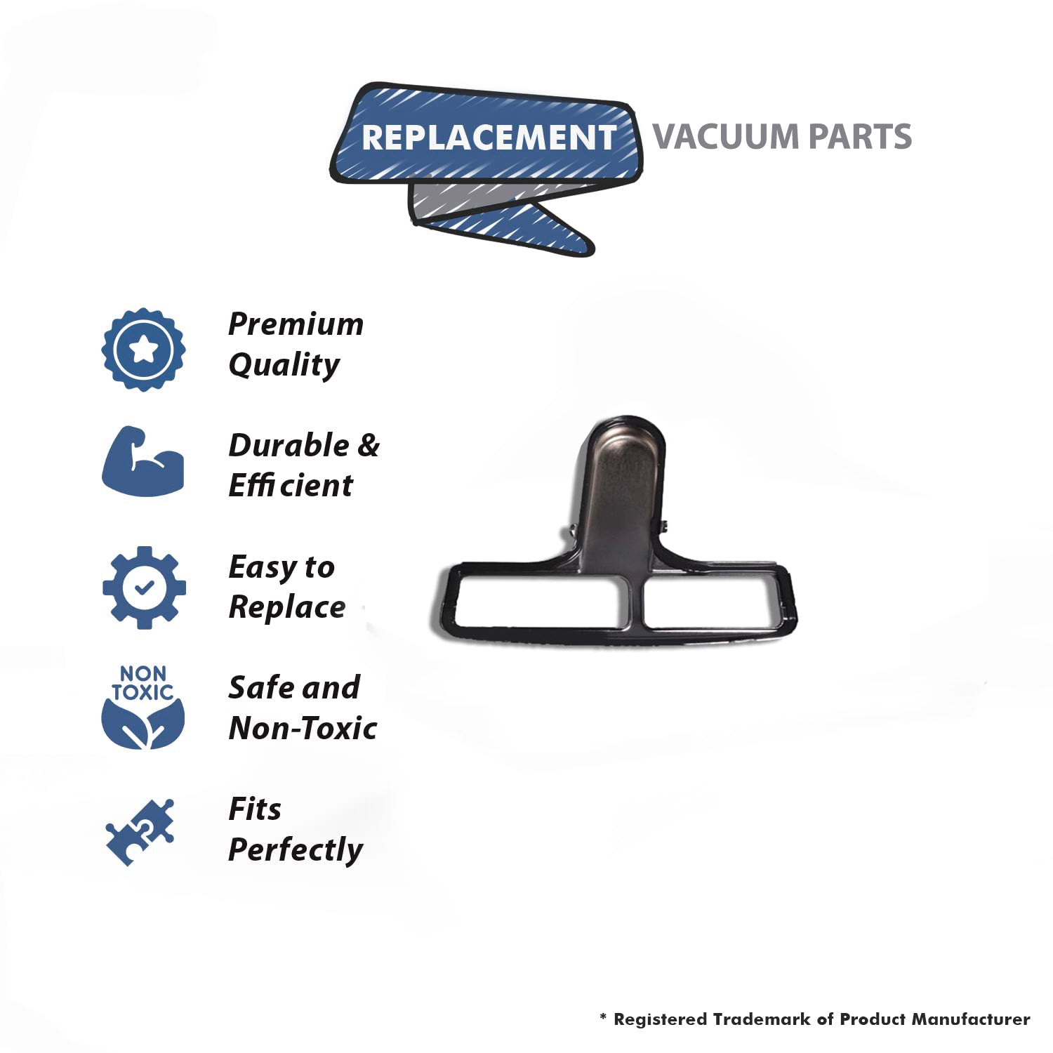 Topvacuumparts Replacement For Eureka 12 Inch Metal Bottom Plate ,Sanitaire SC695A, SC688, SC678A, SC679J, SC679G, SC882A,# compare to part 20-7202-04