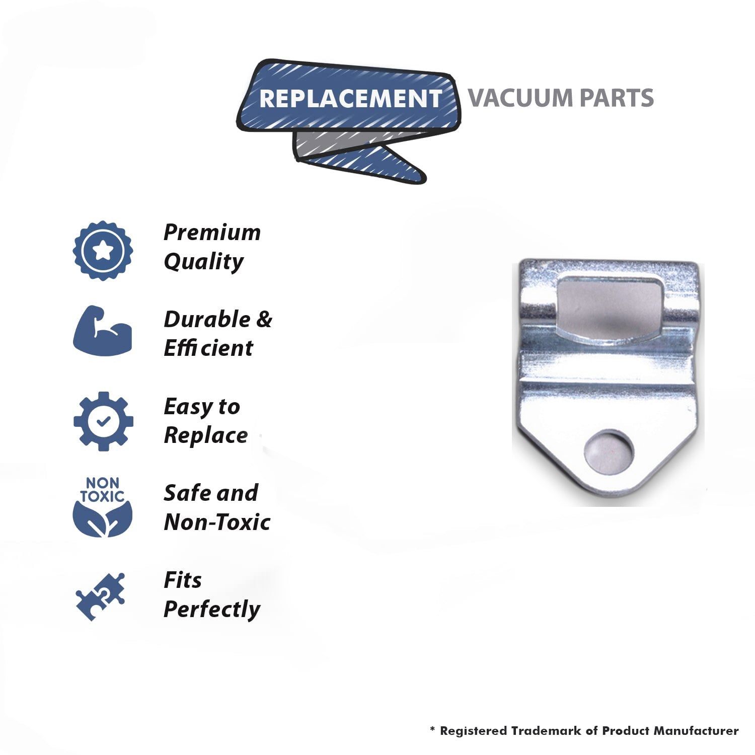 Topvacuumparts Replacement Part For Eureka Upright Vacuum Cleaner Adapter Bracket # compare to part 20-7804-02