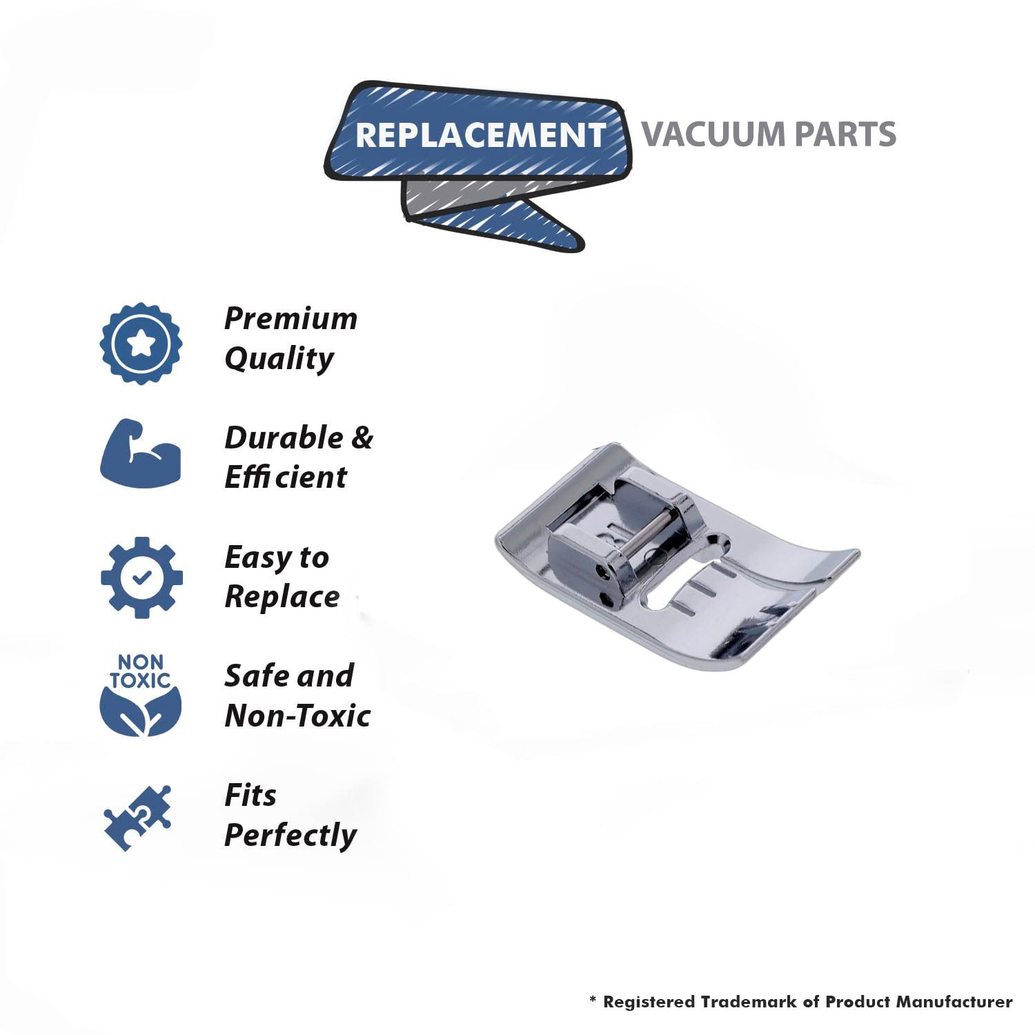 Topvacuumparts Replacement For New Home 9MM Machines Bi Level Foot # Compare to part 202461005