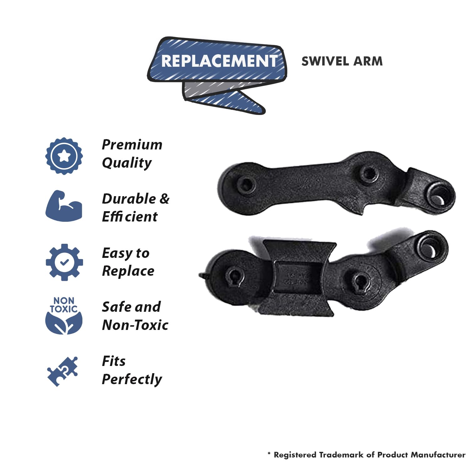 Topvacuumparts Replacement Part For Bissell 9200 Proheat Vacuum Cleaner L/H And R/H Swivel Arm Retainer # compare to part 2036802